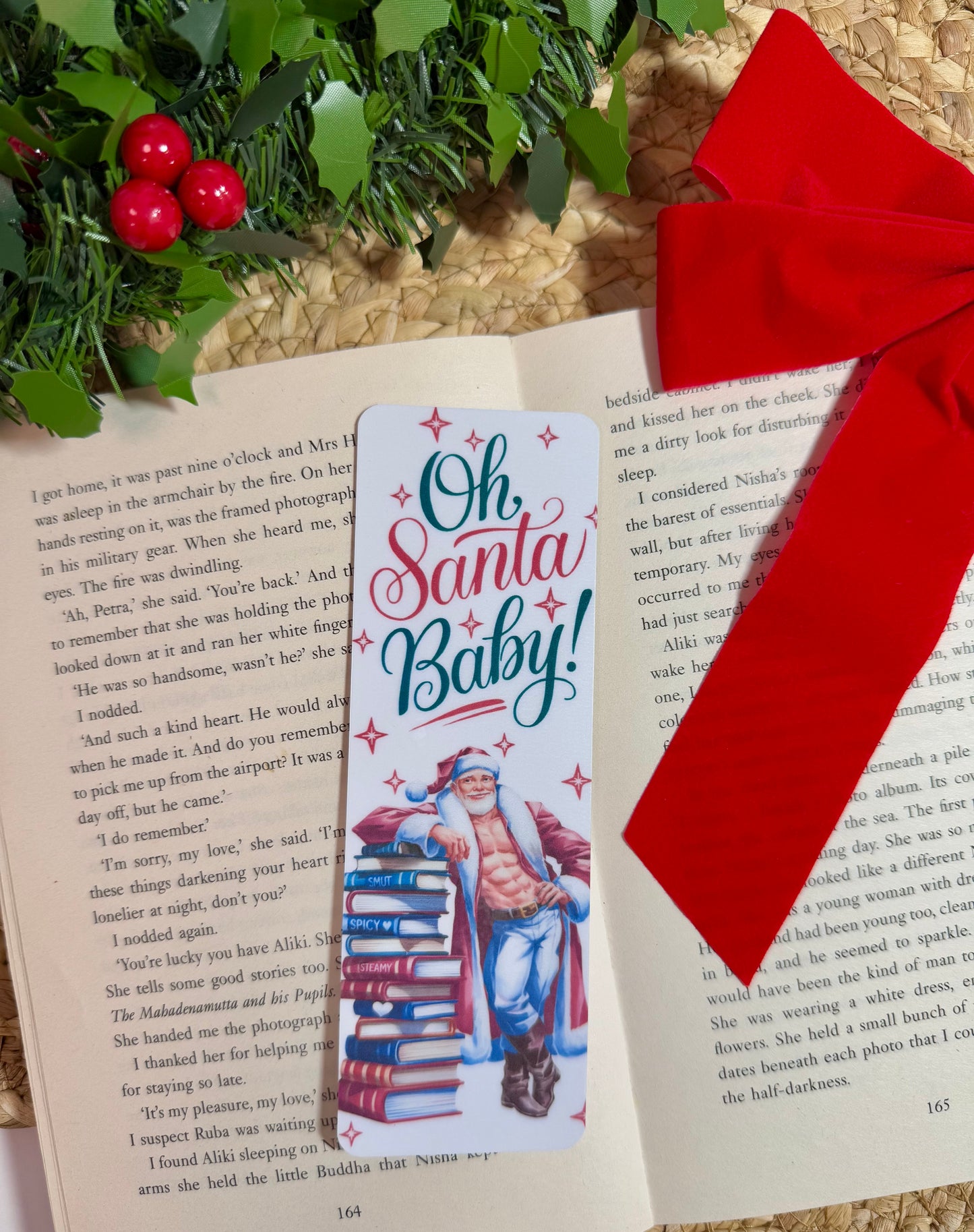 Oh Santa Baby Bookmark