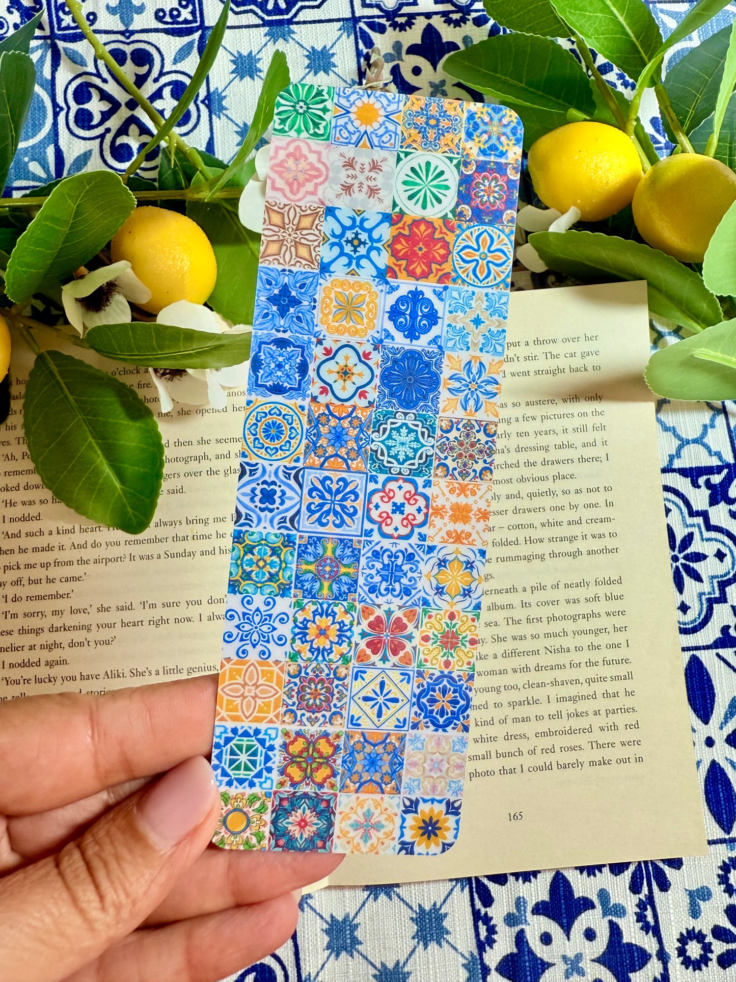 Mediterranean Tiles Bookmark