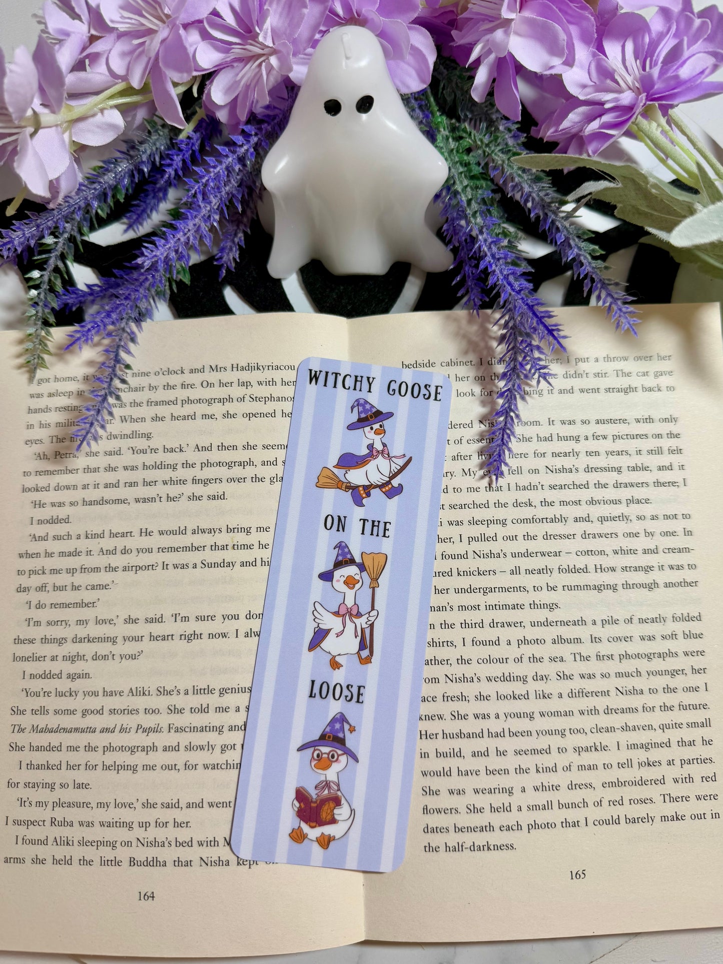 Witchy Goose on the Loose Bookmark