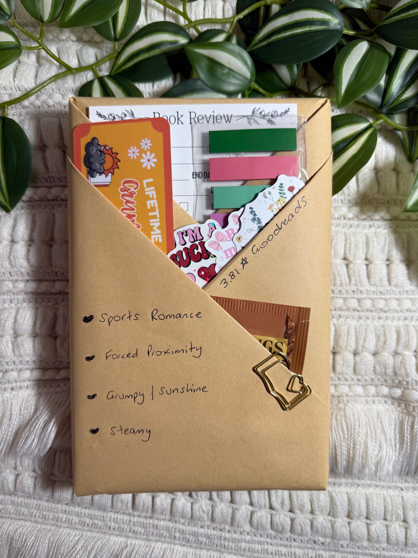 Blind Date with a Book - with bookish accessories