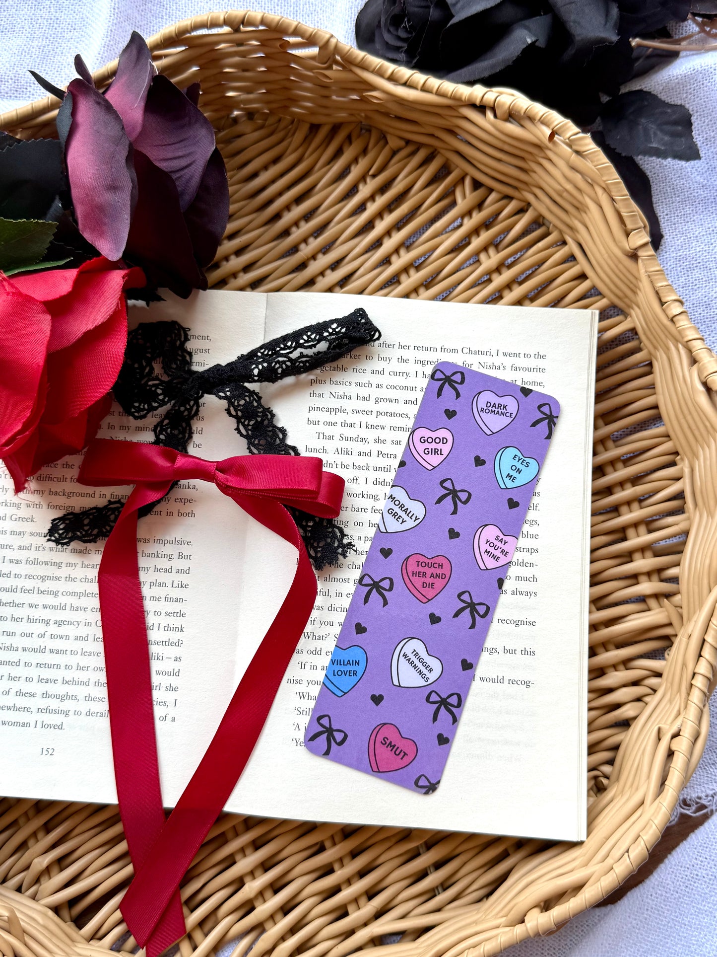 Dark Romance Love Candy Bookmark