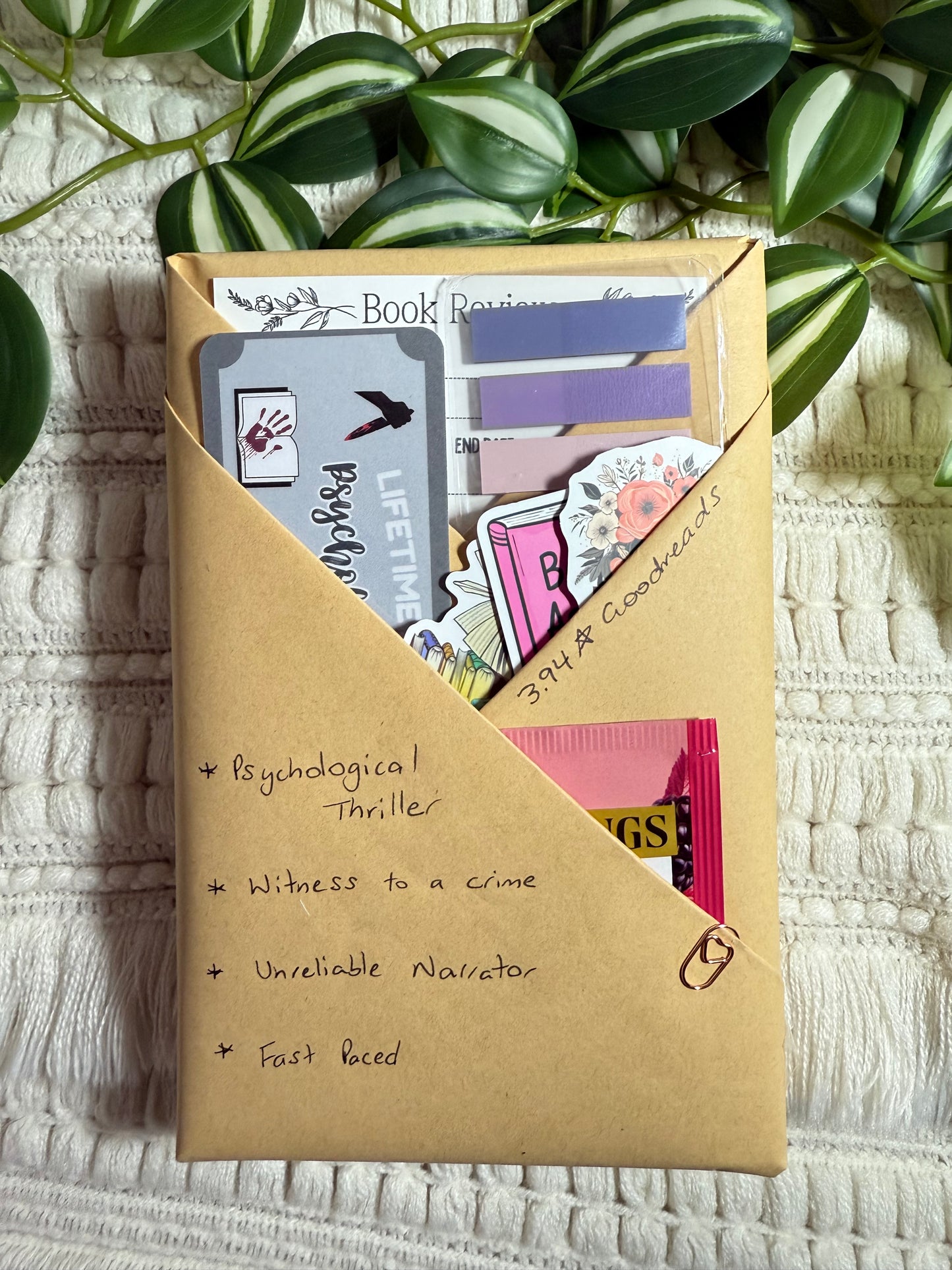 Blind Date with a Book - with bookish accessories