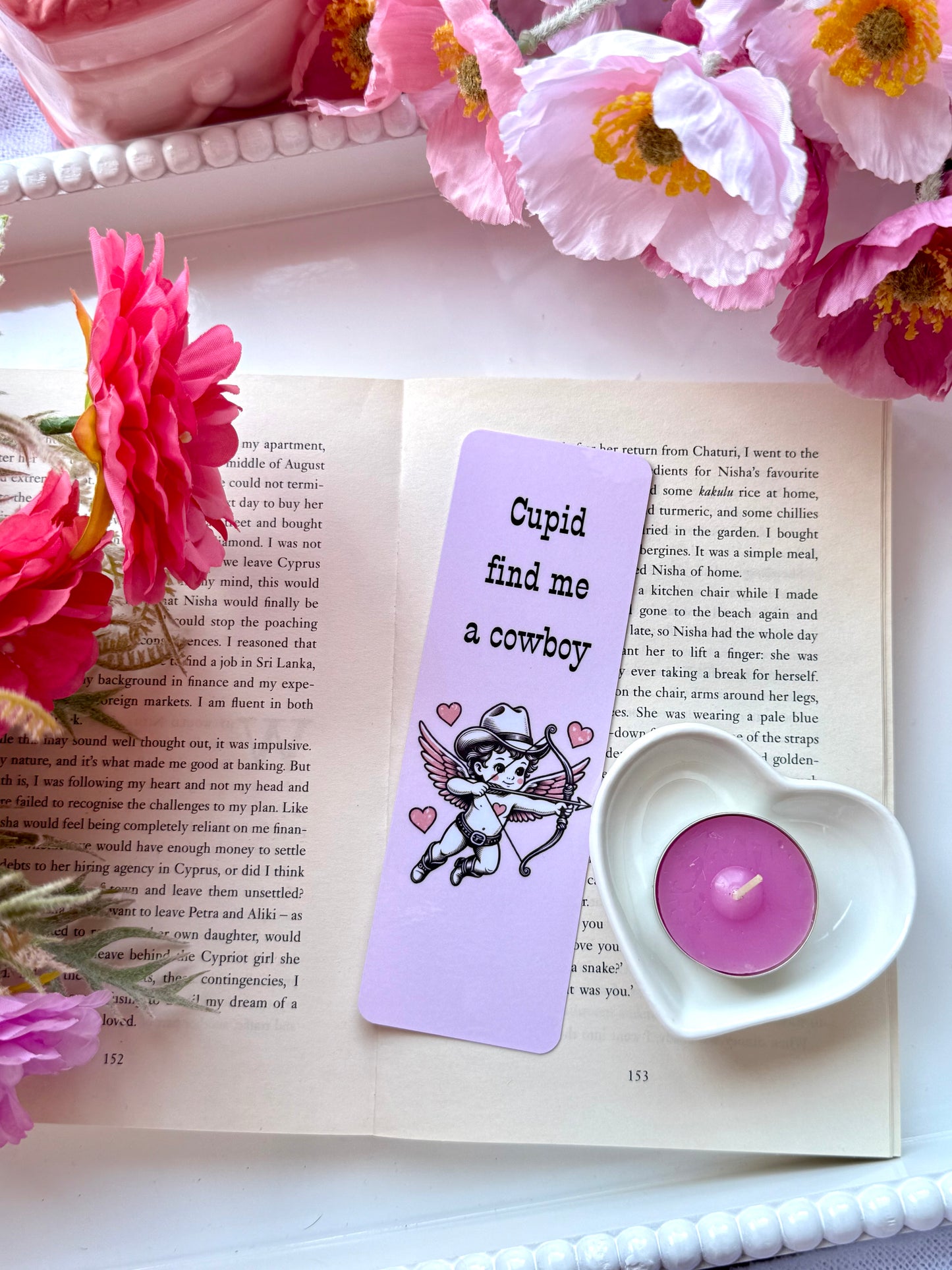 Cupid Find me a Cowboy Bookmark