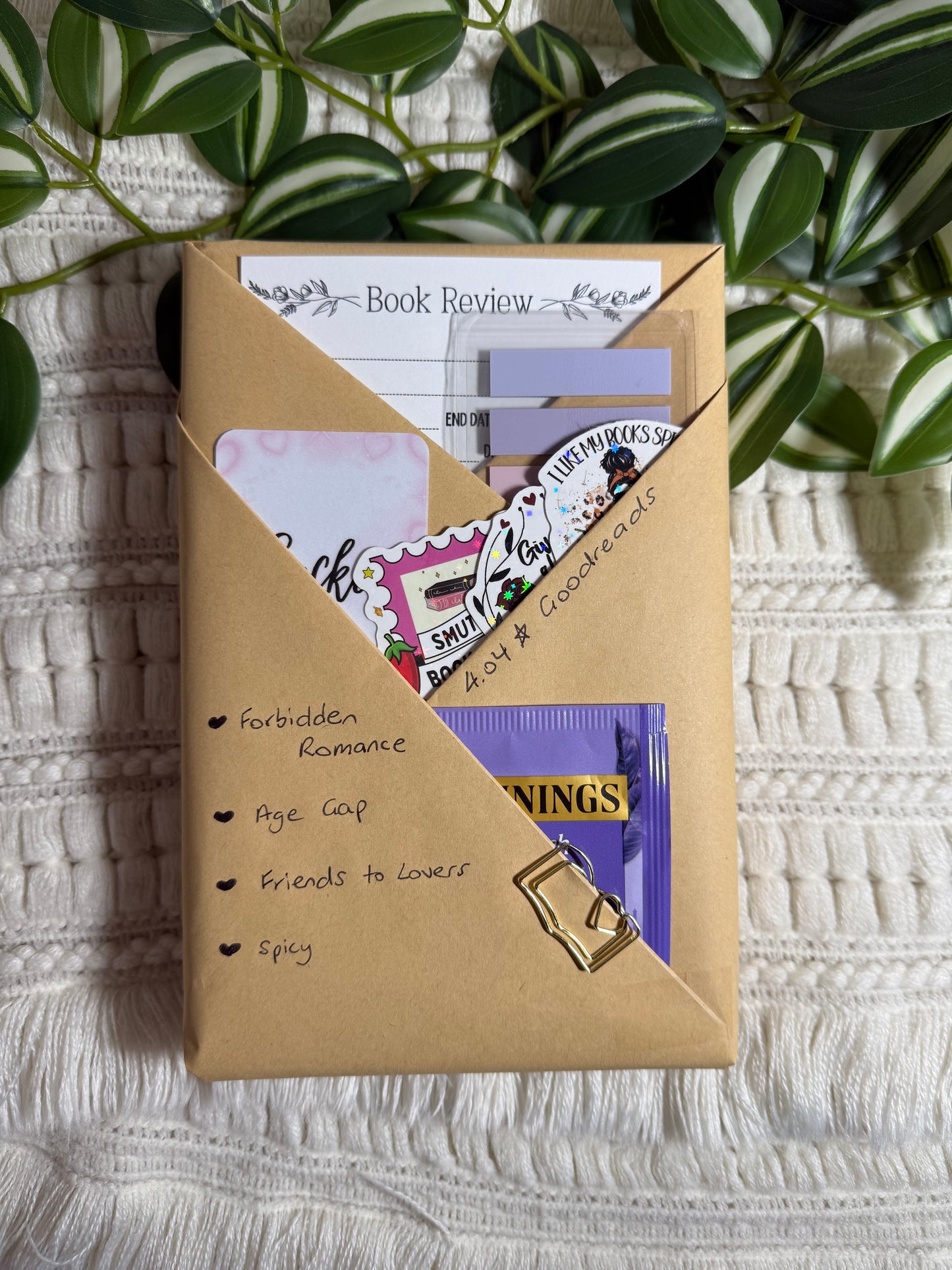Blind Date with a Book - with bookish accessories