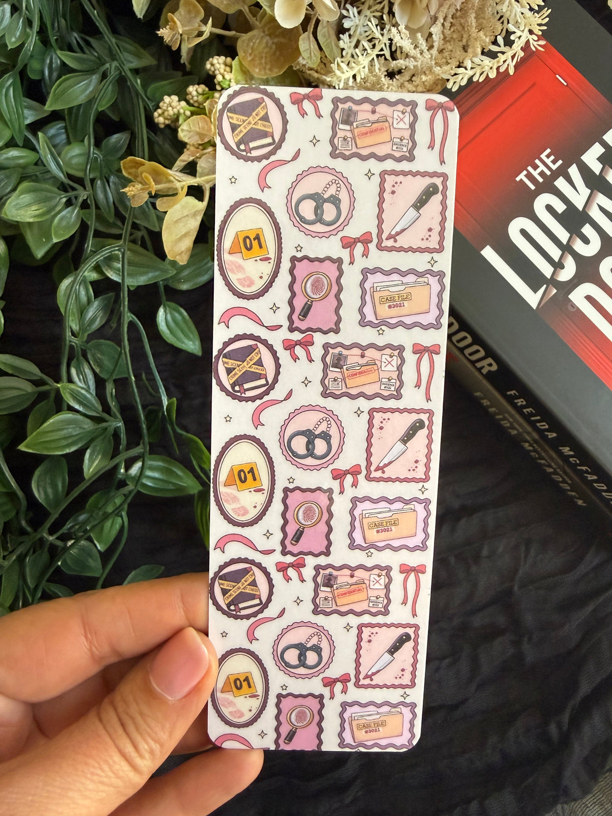 Thriller Reader Stamps Bookmark