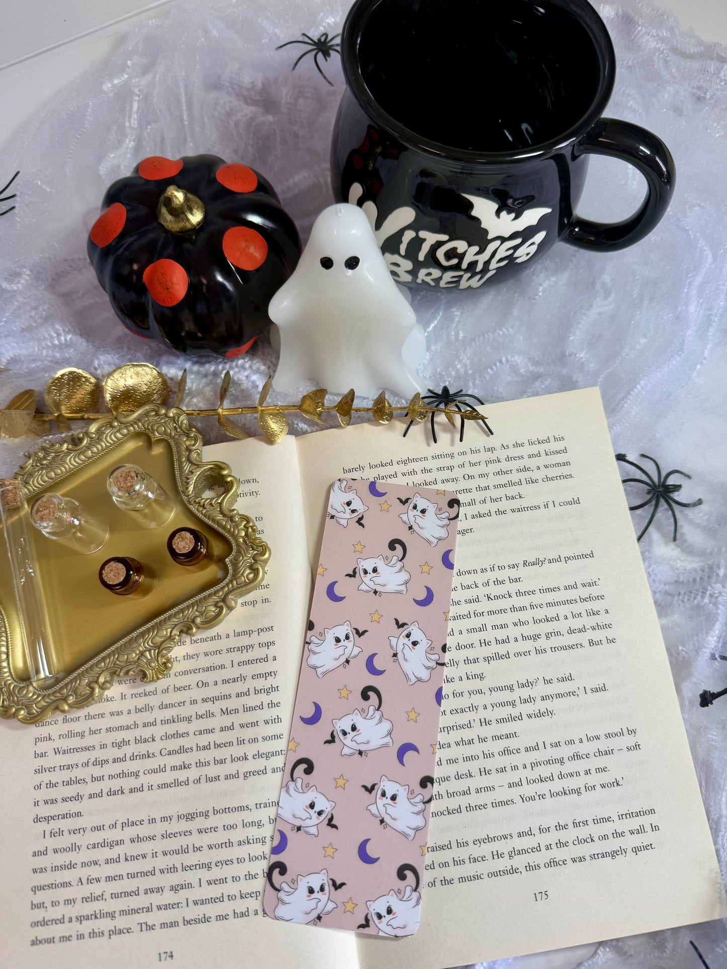 Ghost Cats Bookmark