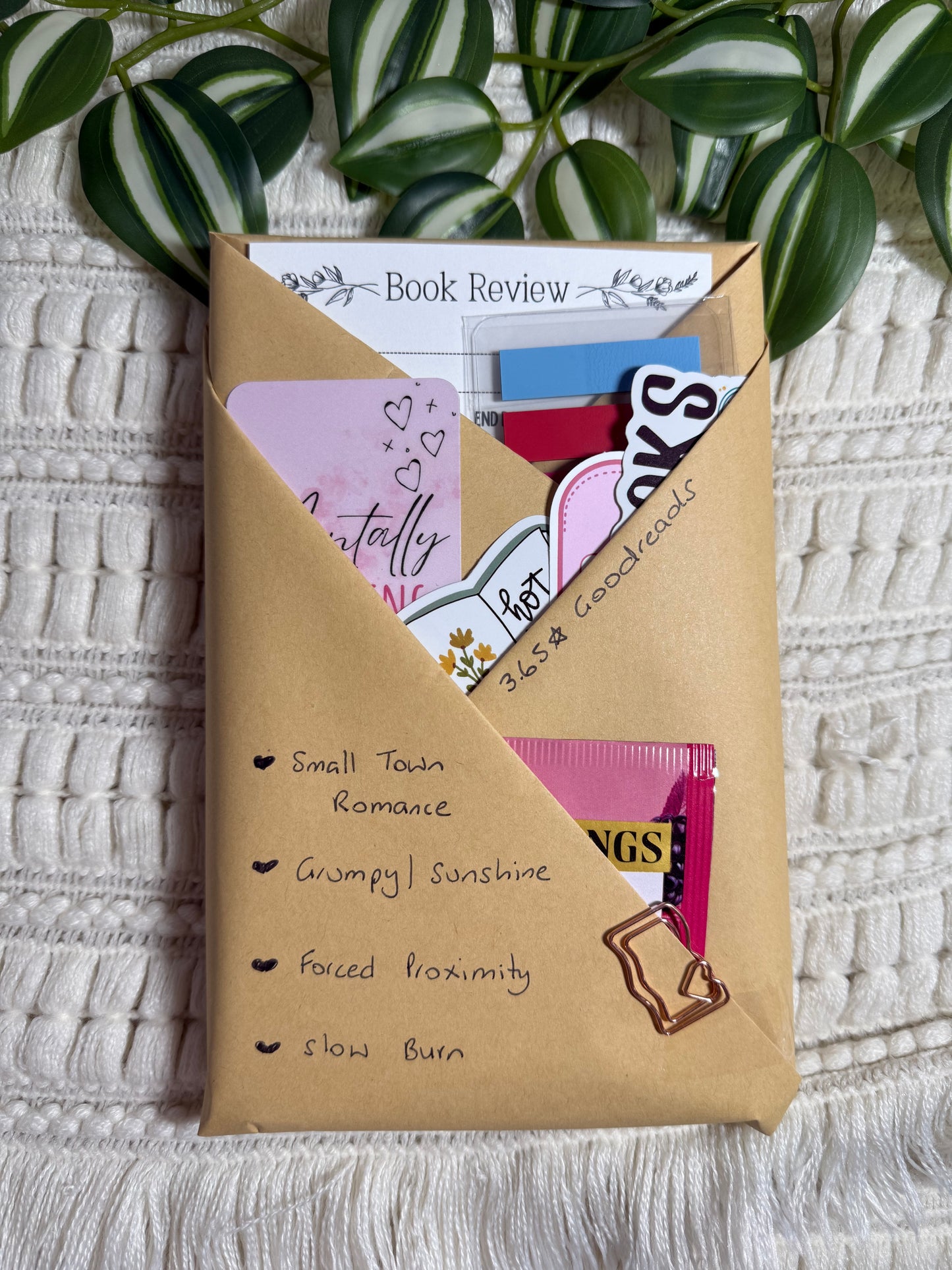 Blind Date with a Book - with bookish accessories