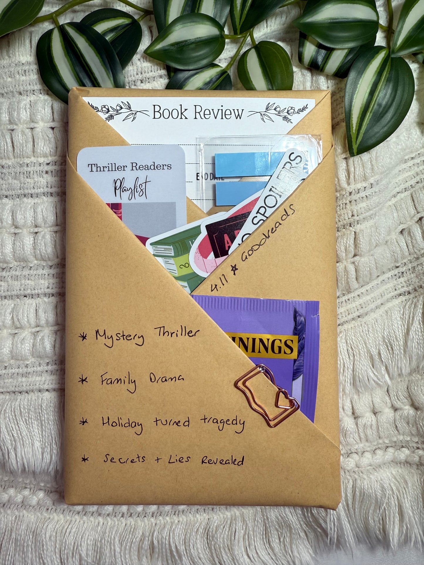 Blind Date with a Book - with bookish accessories