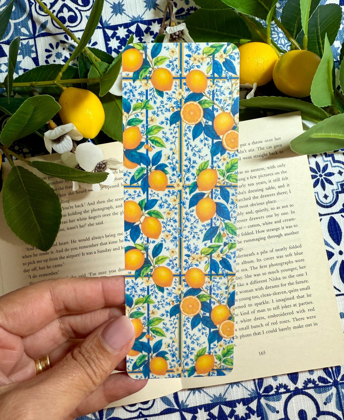 Lemon Tiles Bookmark