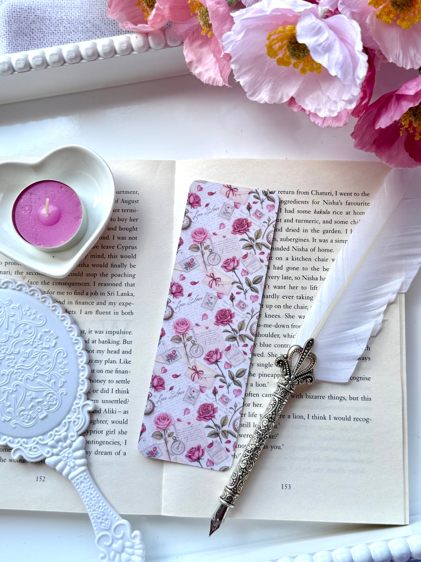 Floral Love Letter Bookmark