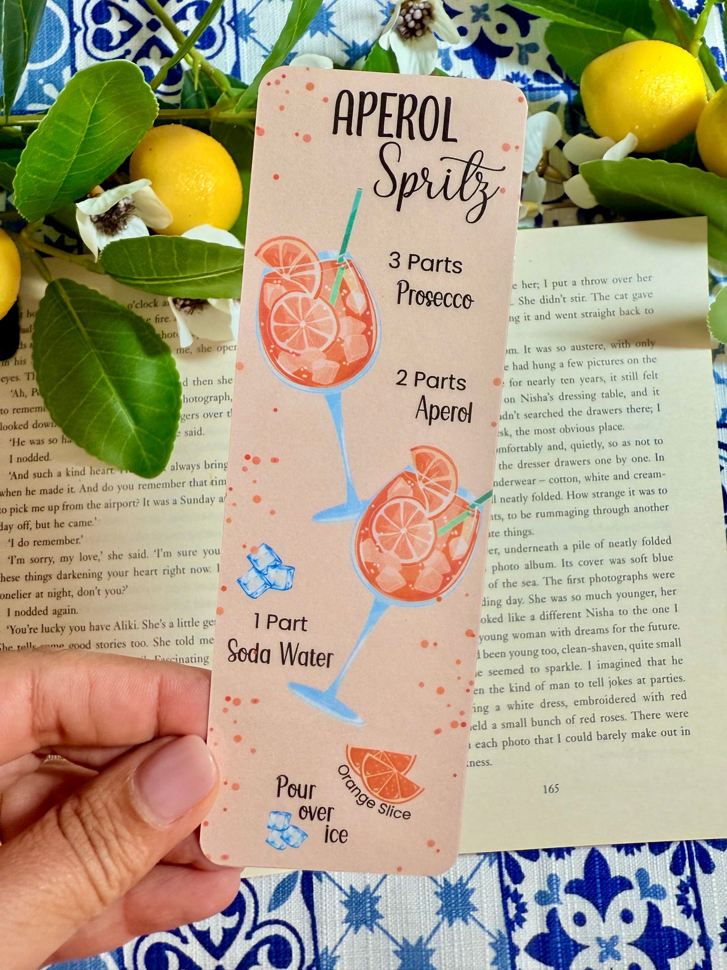Aperol Spritz Bookmark