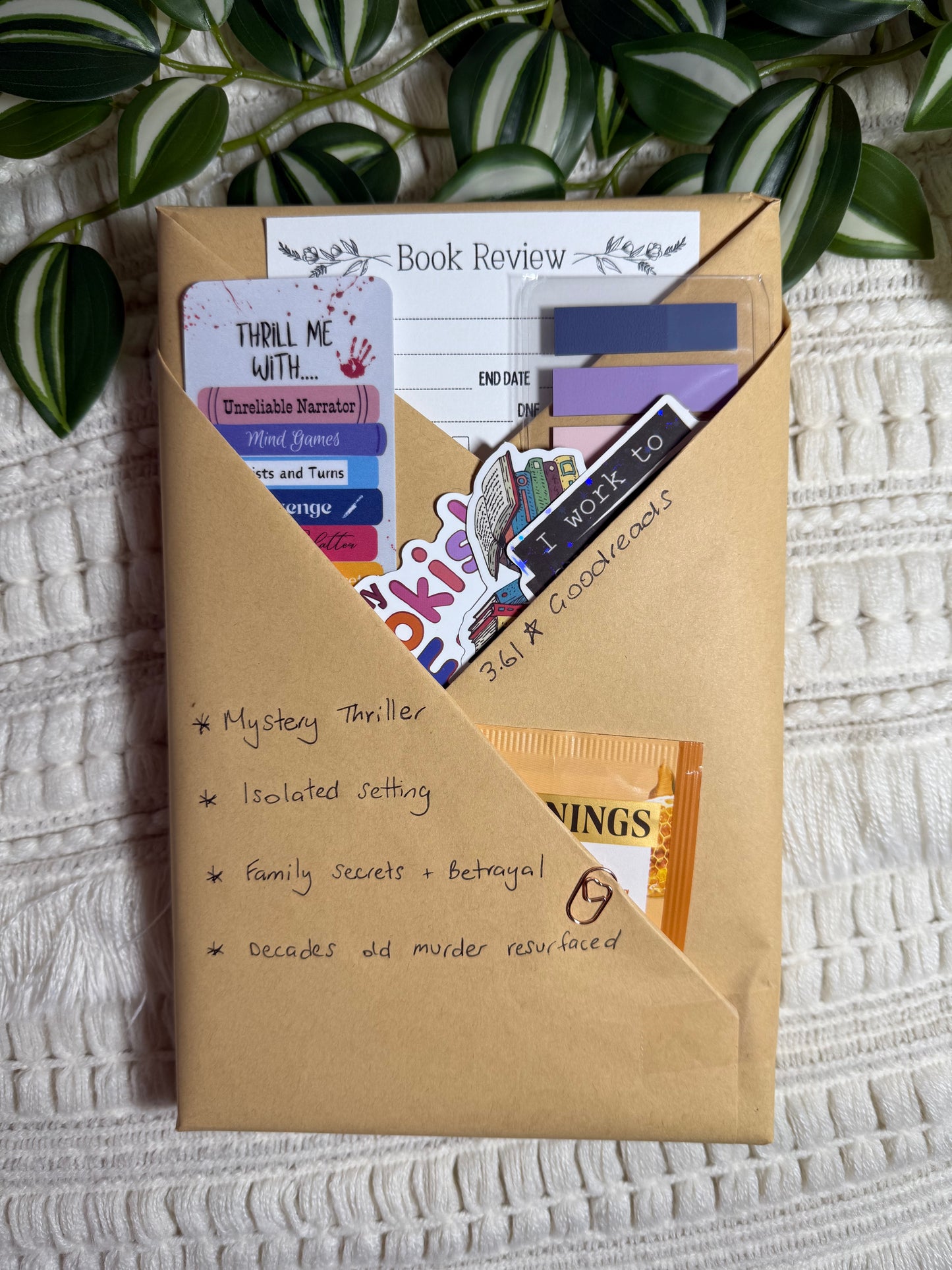 Blind Date with a Book - with bookish accessories
