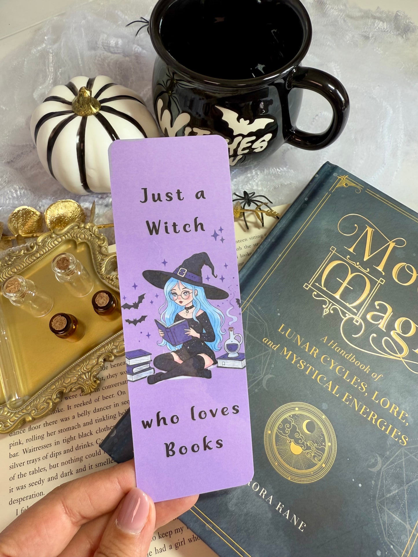 Just a Witch who loves Books Bookmark
