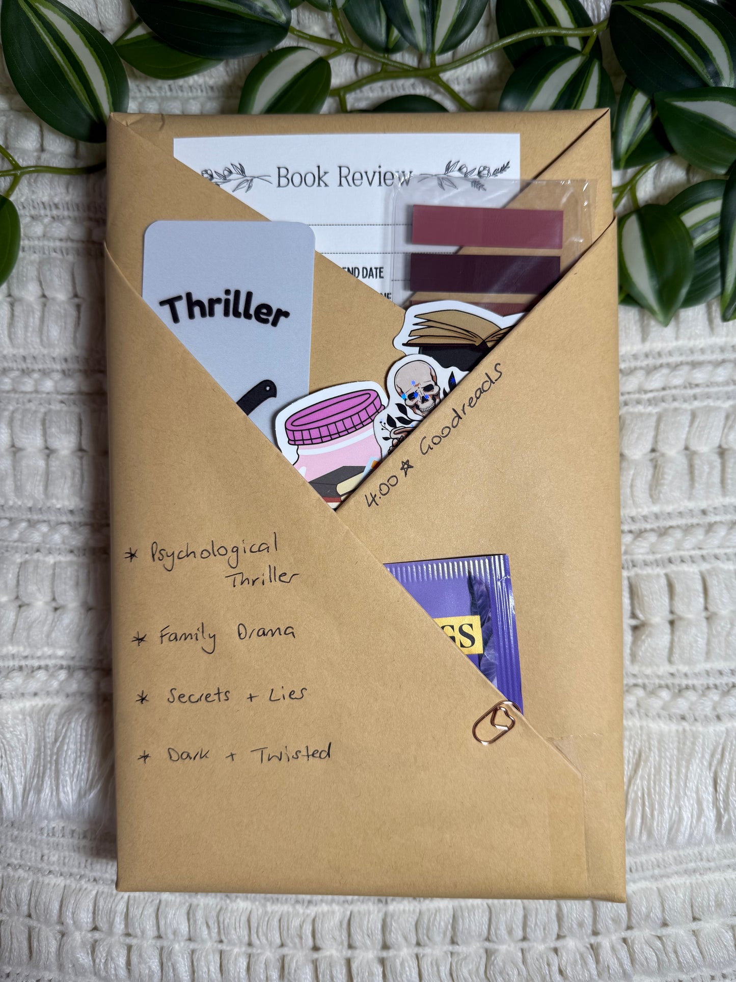 Blind Date with a Book - with bookish accessories