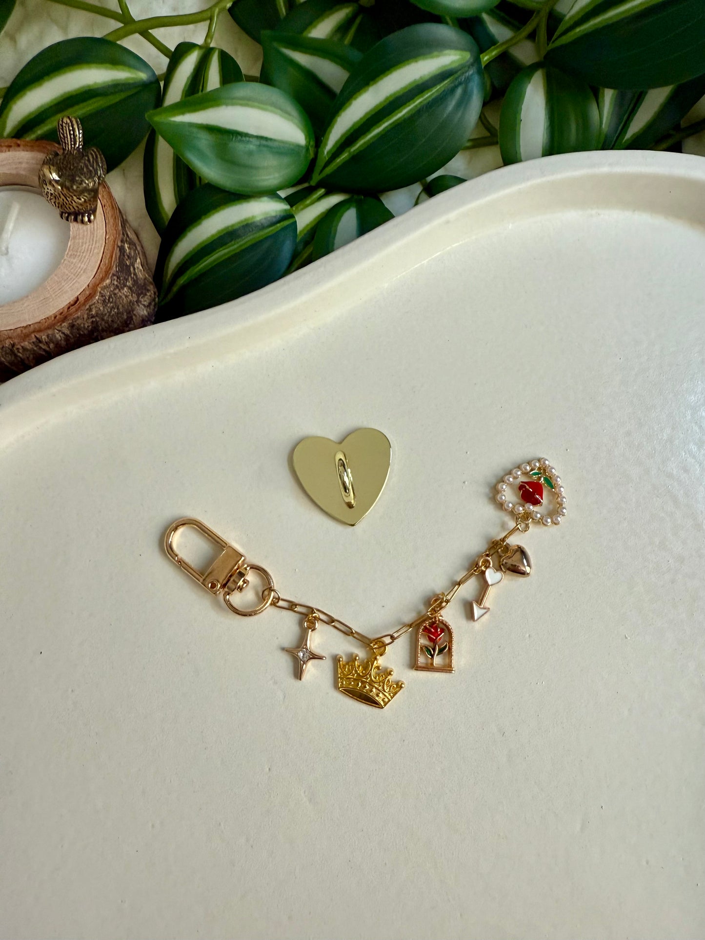 Kindle / E-Reader Charm Chain - Fairytale Reader