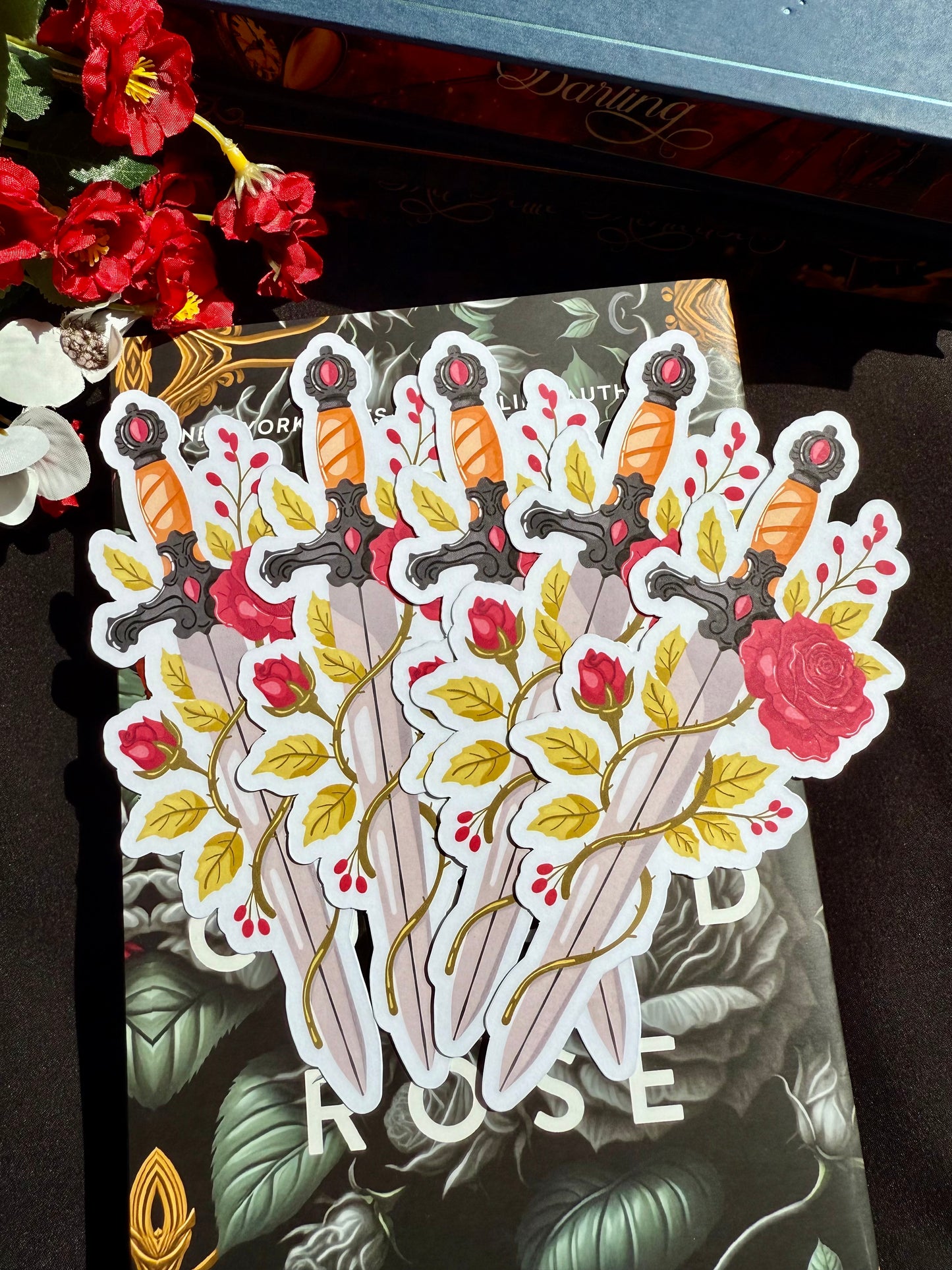 Dark Romance Sword Die Cut Bookmark