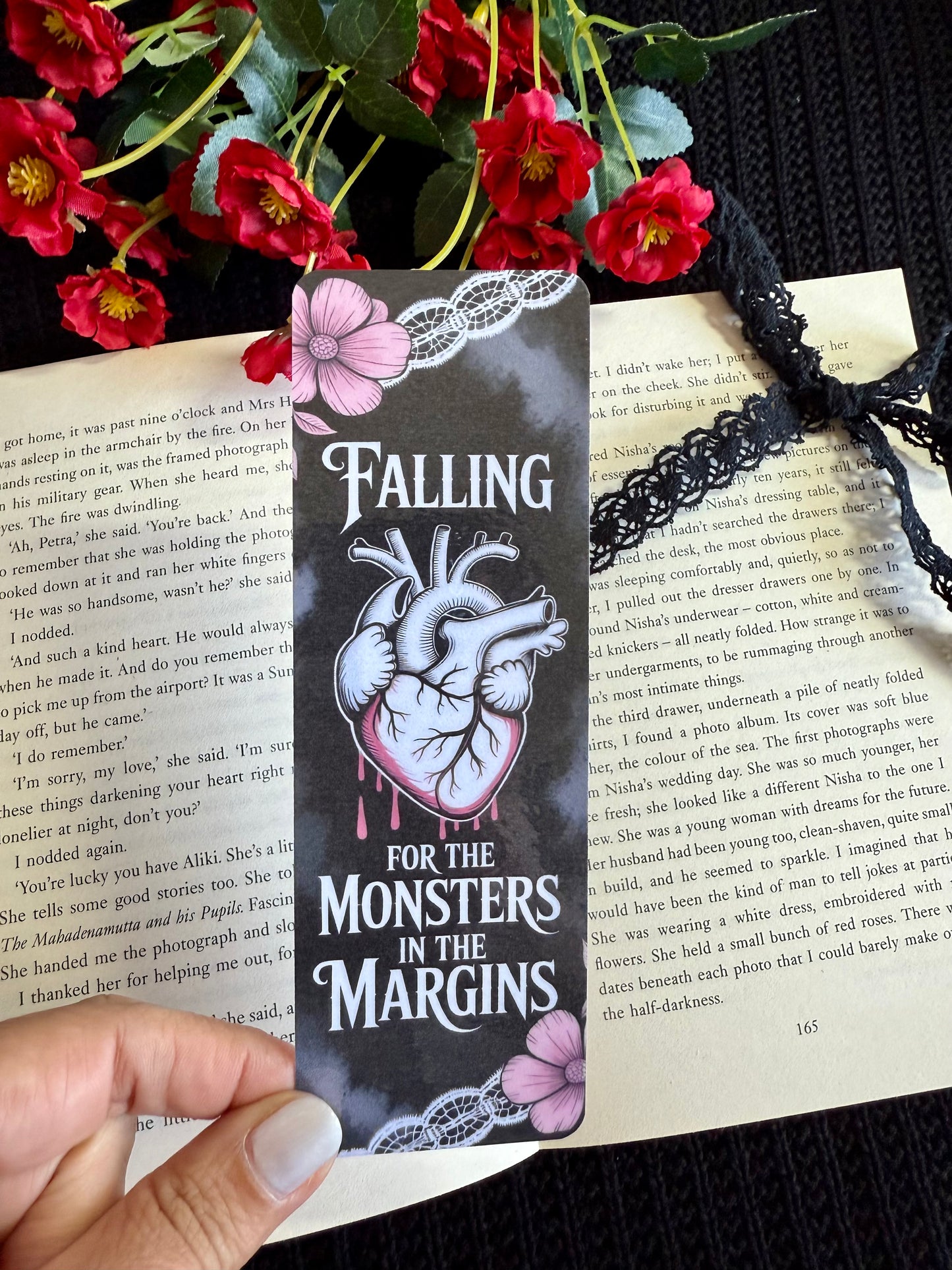 Falling for the Monsters in the Margins Bookmark