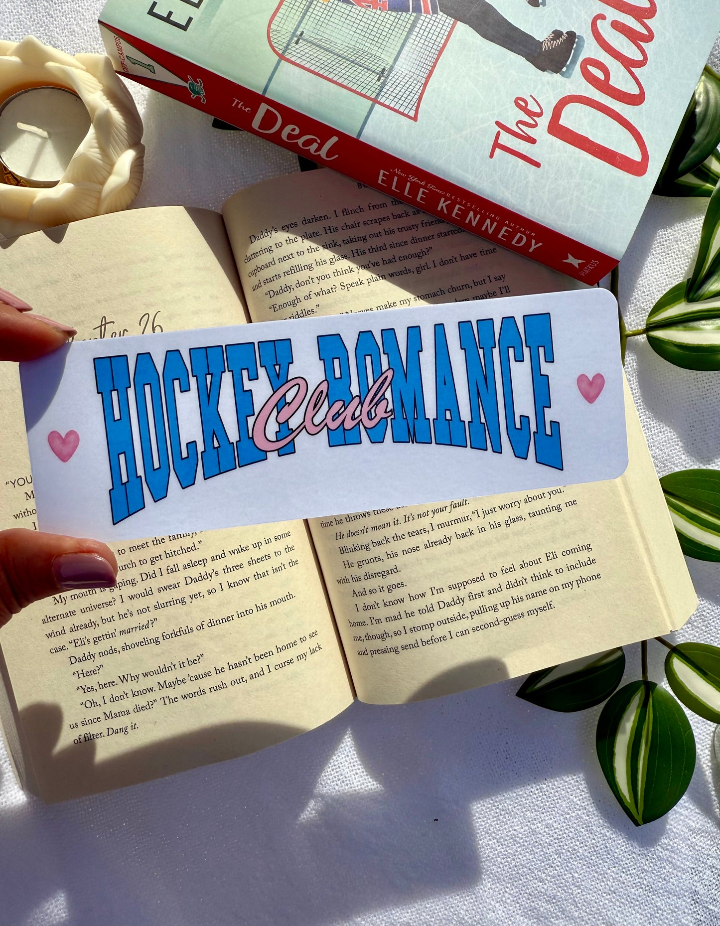 Hockey Romance Club Bookmark