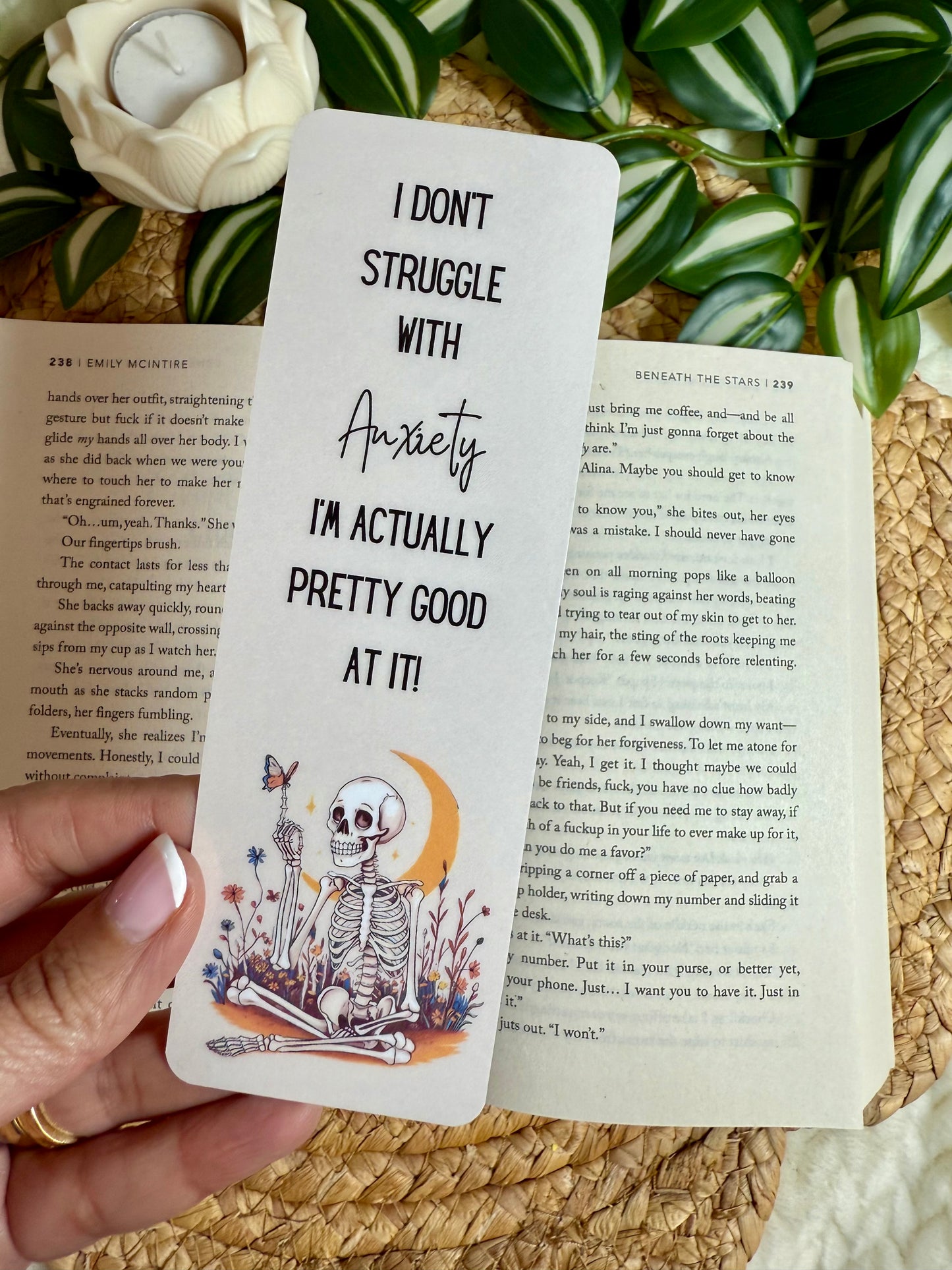I don’t struggle with Anxiety Bookmark