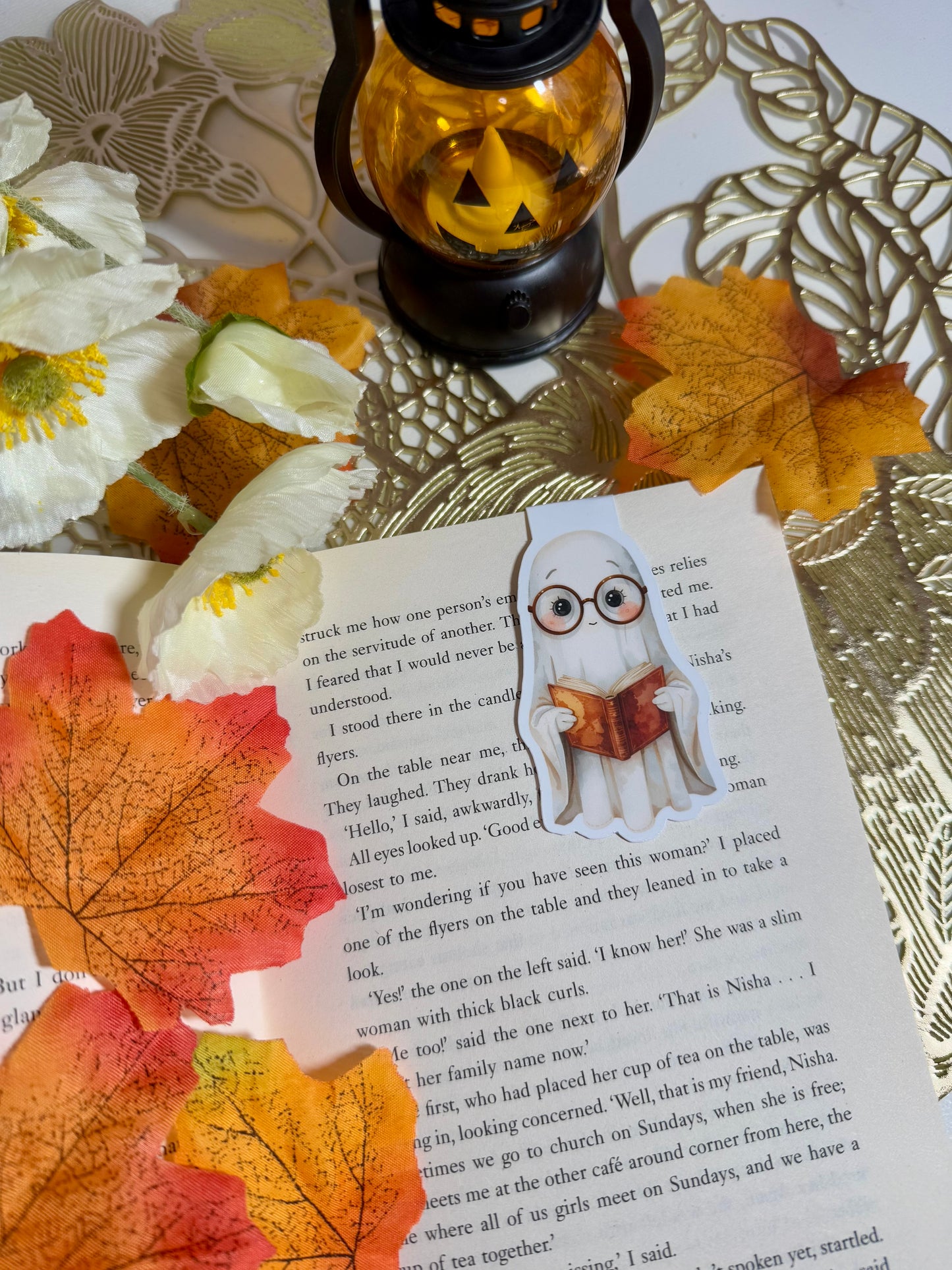 Bookish Ghost Magnetic Bookmark