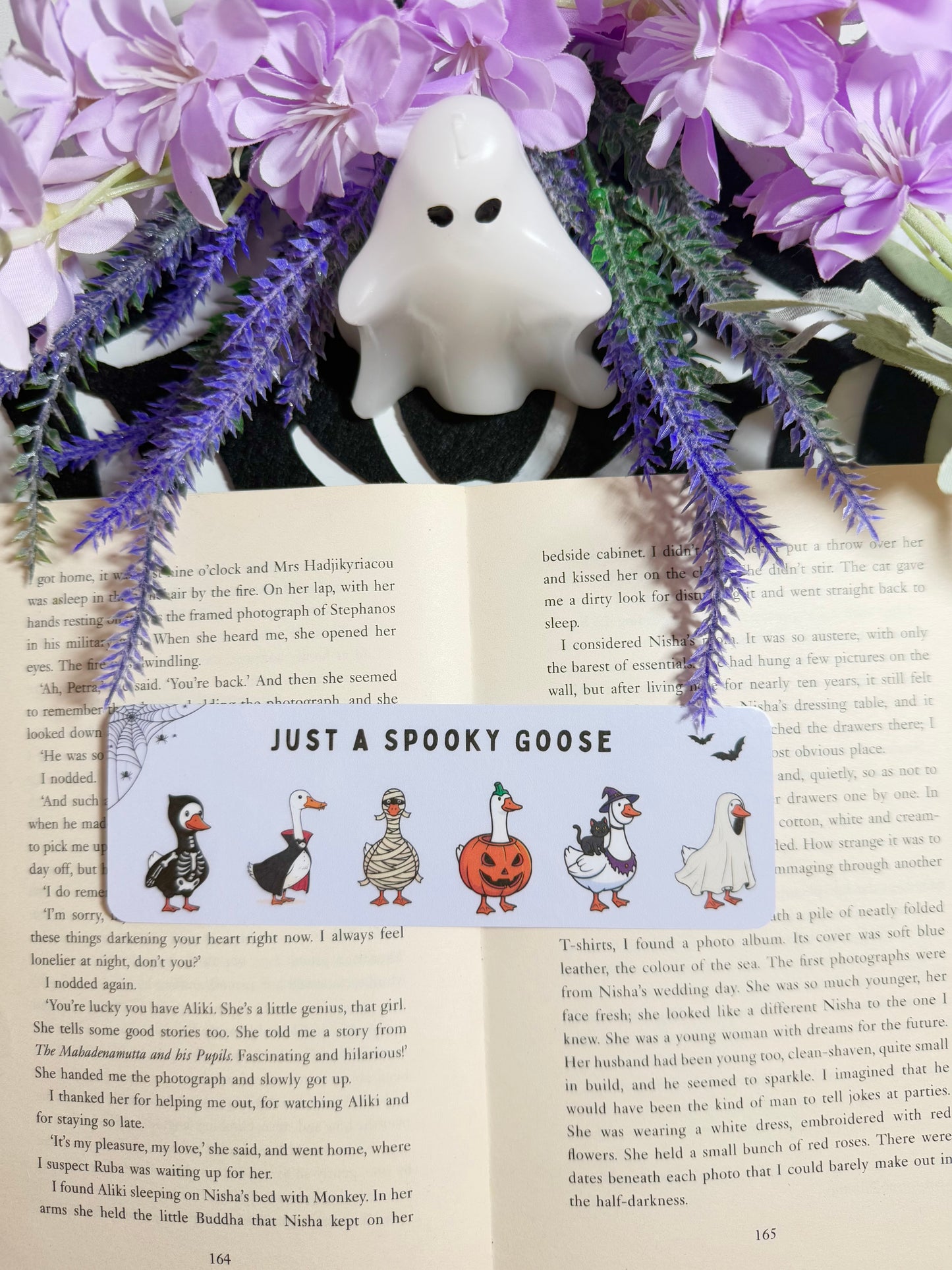 Just a Spooky Goose Bookmark