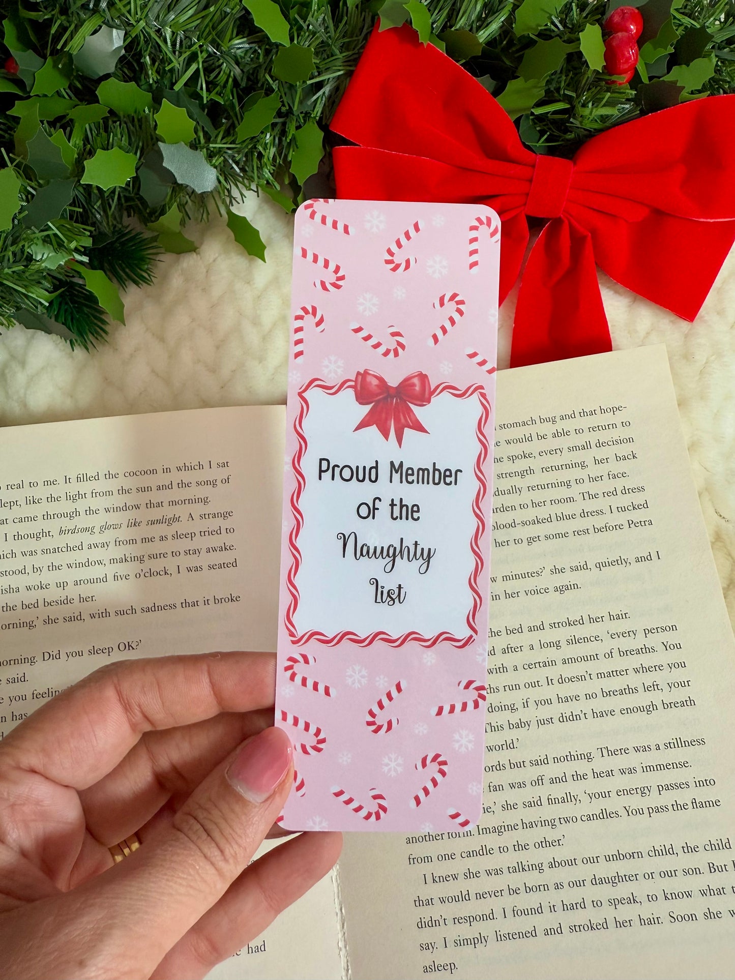 Proud Member of the Naughty List Bookmark