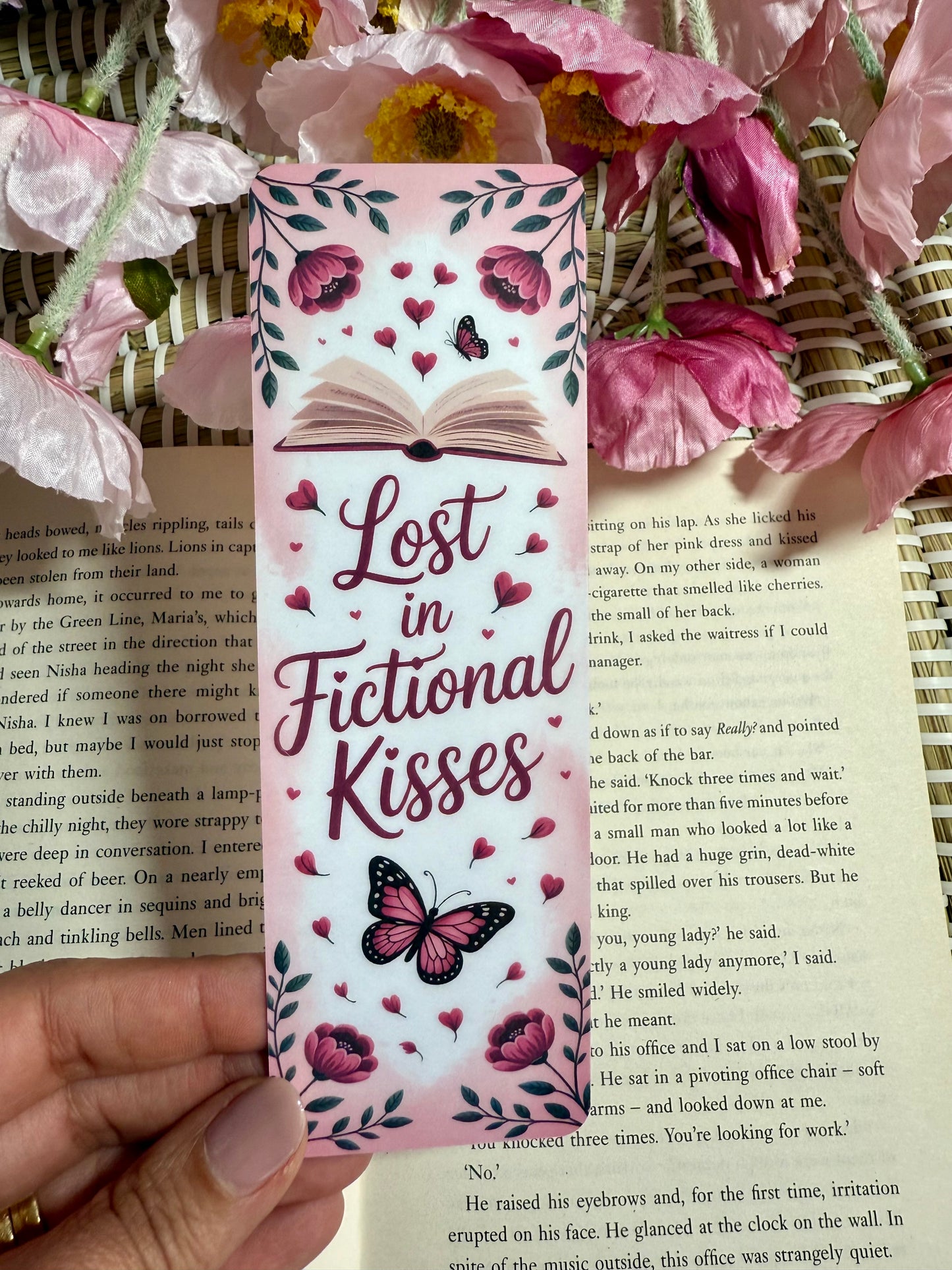 Lost in Fictional Kisses Bookmark