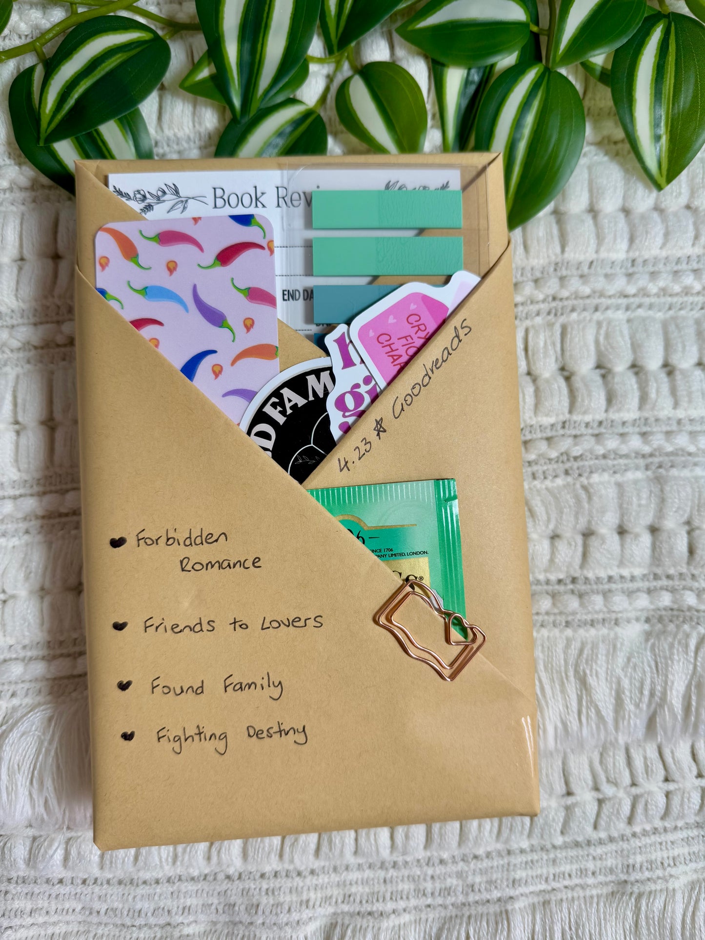 Blind Date with a Book - with bookish accessories