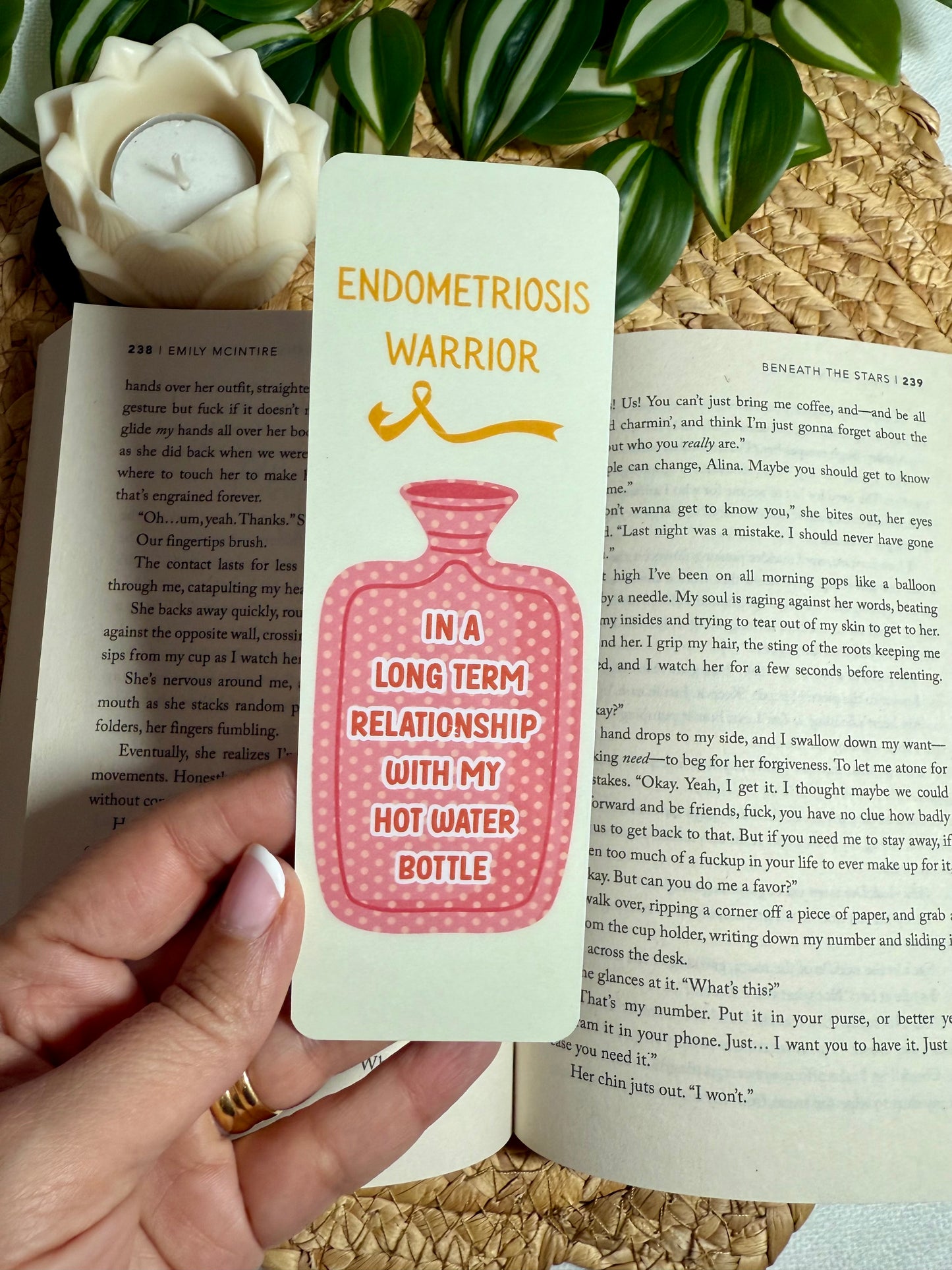 Endometriosis Warrior Bookmark
