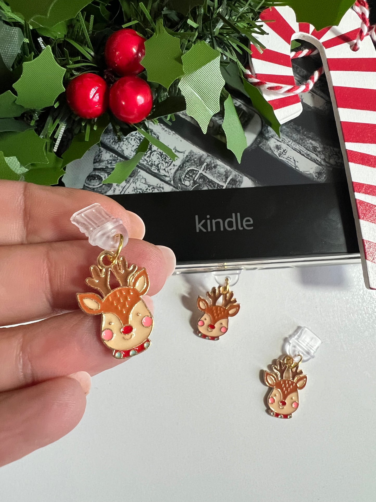 Kindle / E-Reader Christmas Reindeer