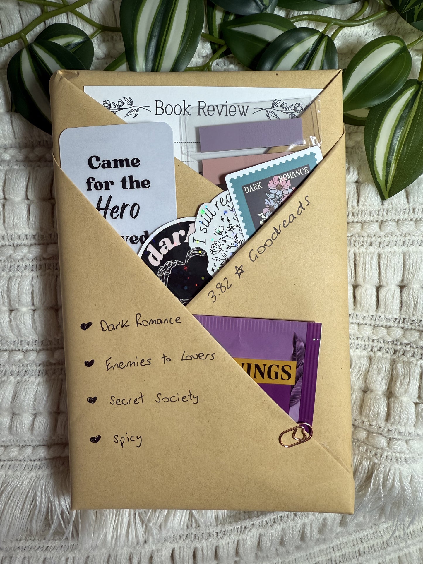 Blind Date with a Book - with bookish accessories