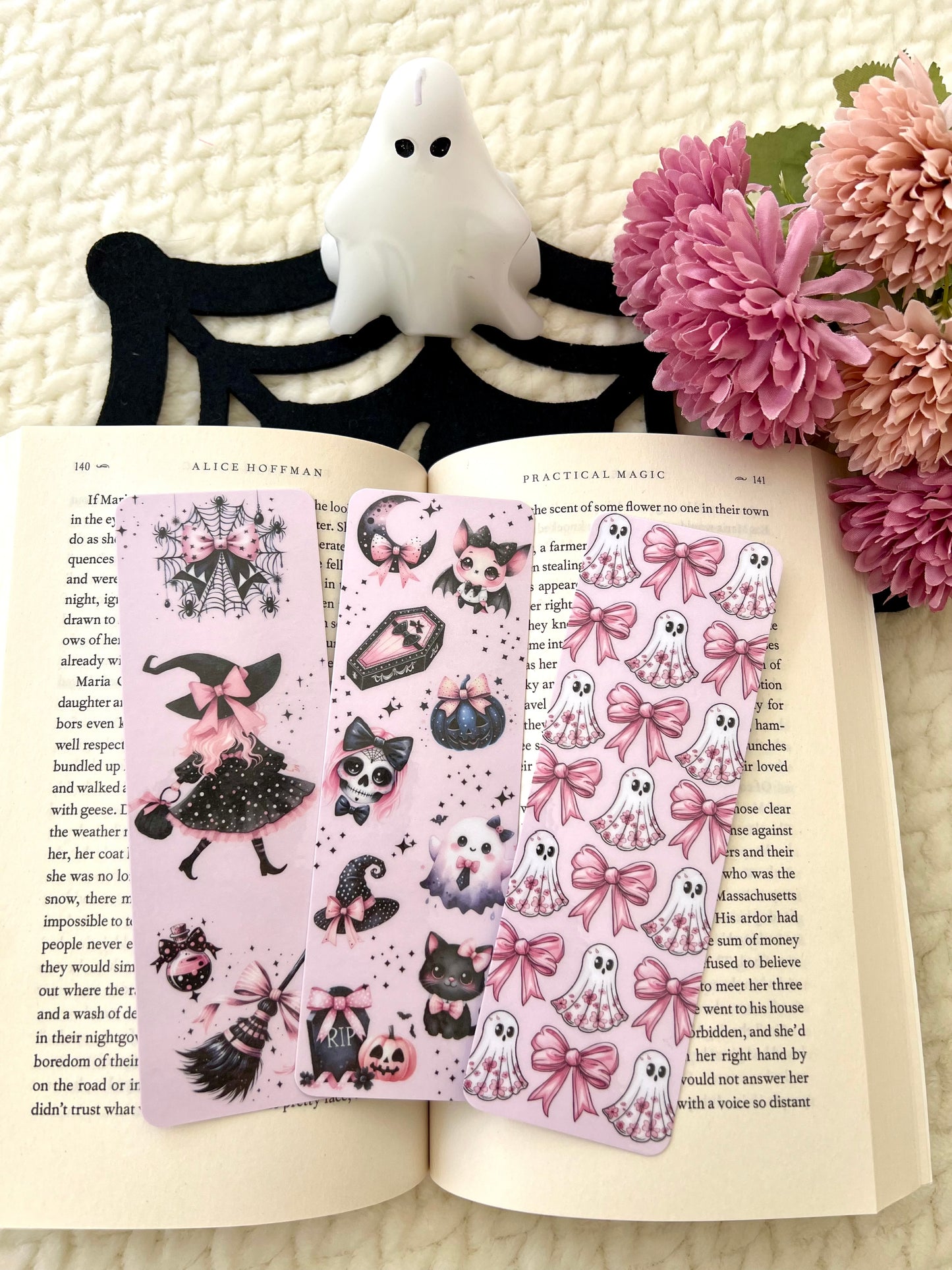 Coquette Halloween Bookmarks