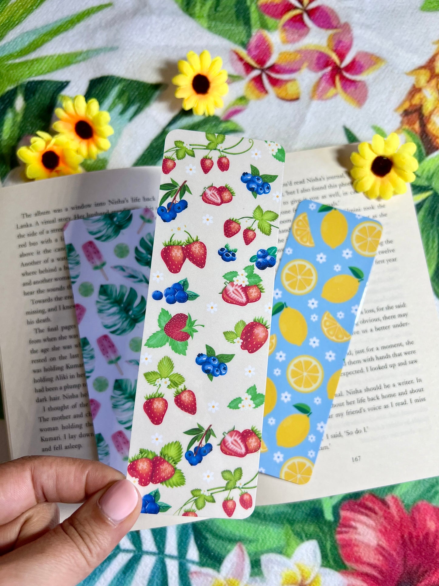 Summer Fruits Bookmark