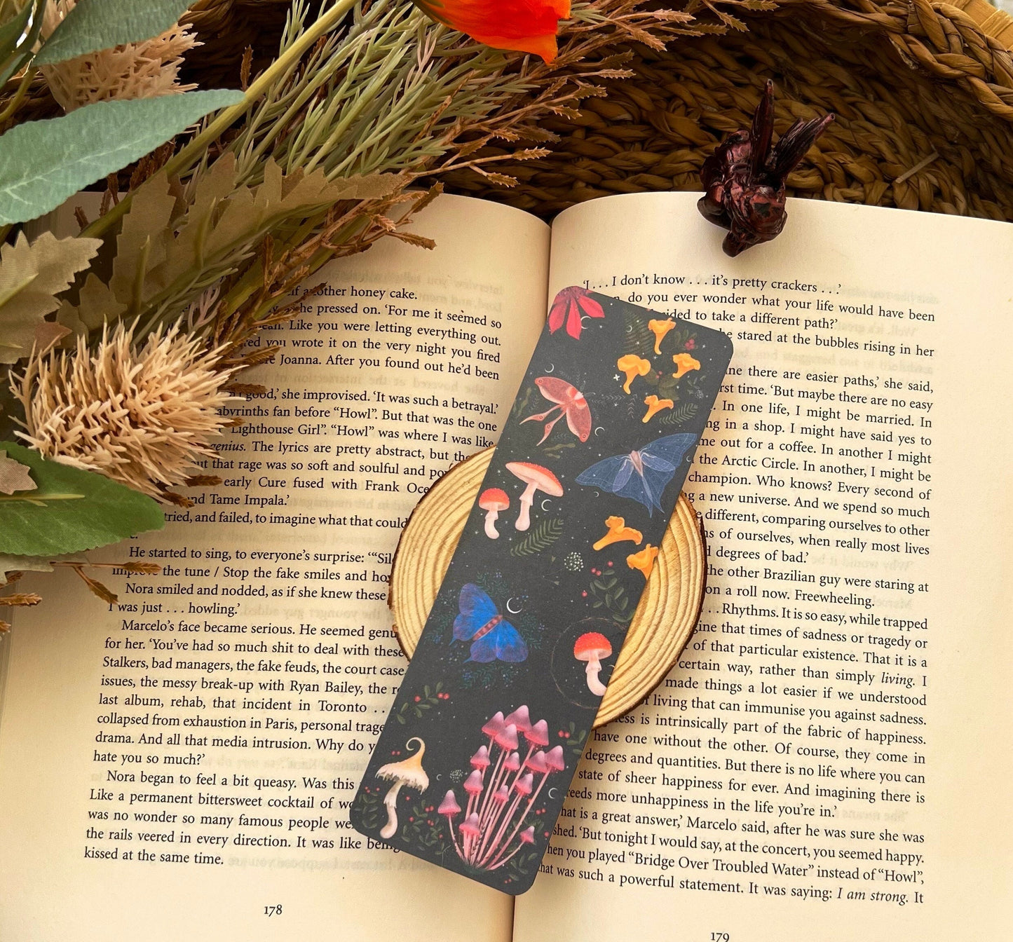Enchanted Night Garden Bookmark