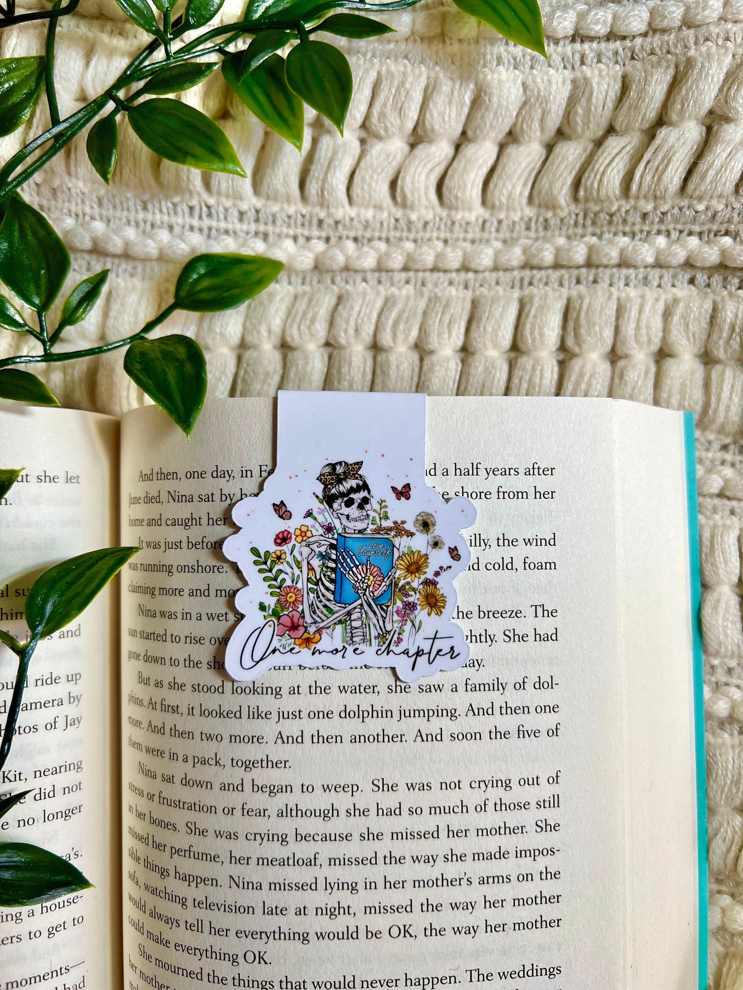 One More Chapter Magnetic Bookmark