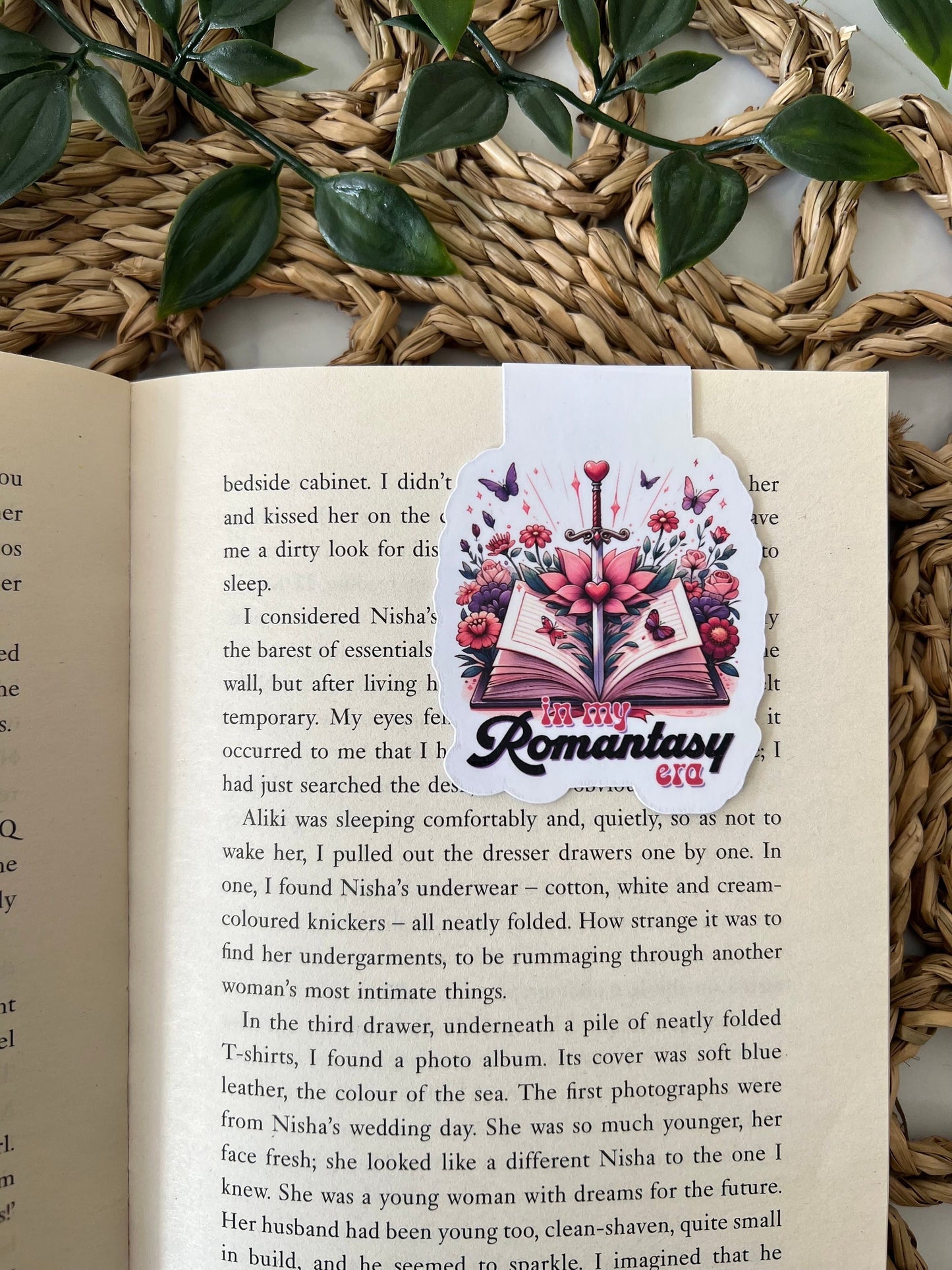 In my Romantasy Era Magnetic Bookmark
