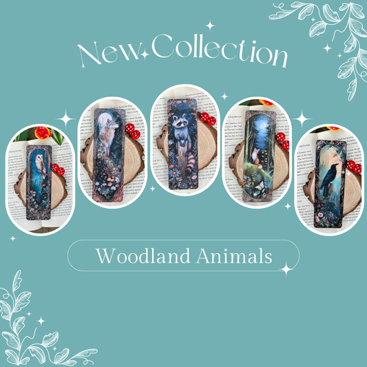 Enchanting Woodland Animals bookmarks for readers who love nature and whimsical fantasy
