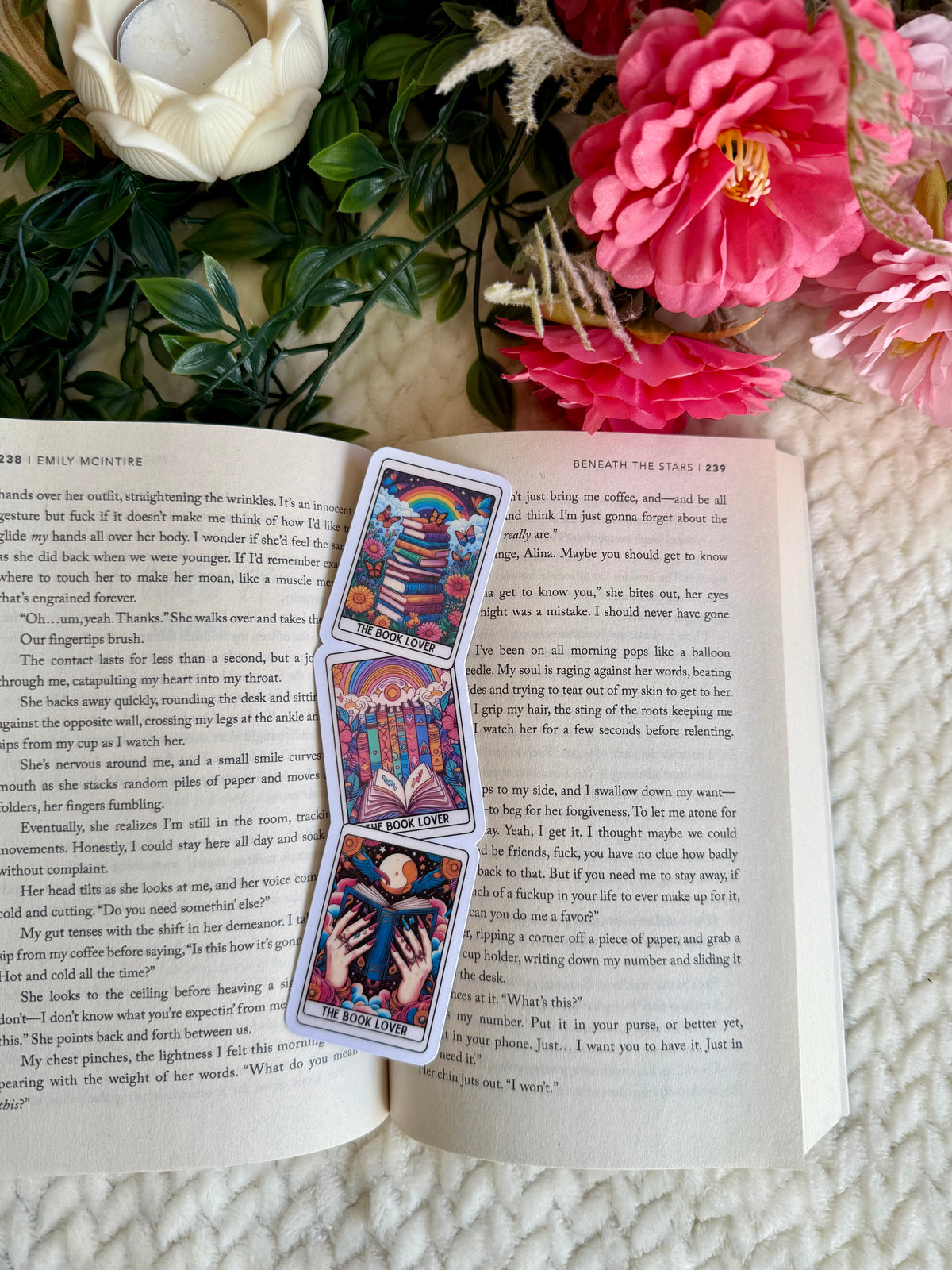 Book Lover Tarot Cards Die Cut Bookmark