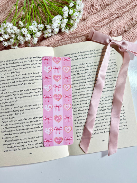 Coquette Valentines Bookmark