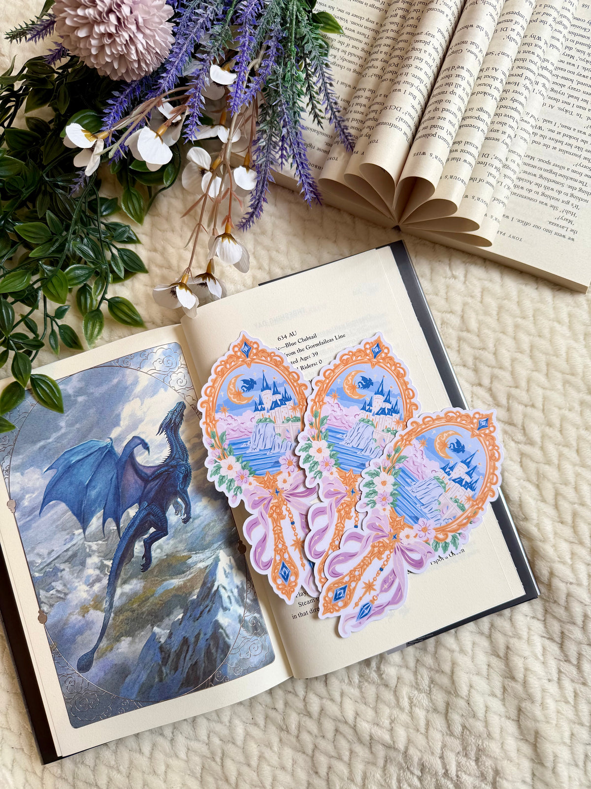 Enchanted Mirror Die Cut Bookmark