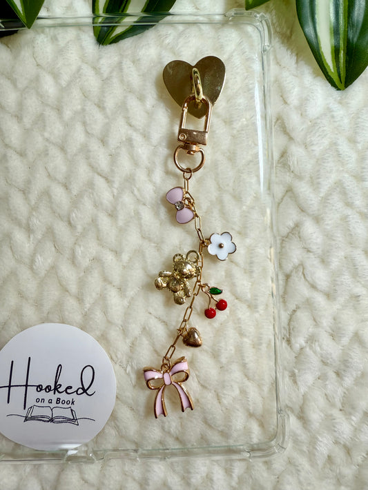 Kindle / E-Reader Charm Chain - Coquette