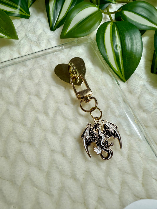 Kindle / E-Reader Charm Clip On - Celestial Dragon