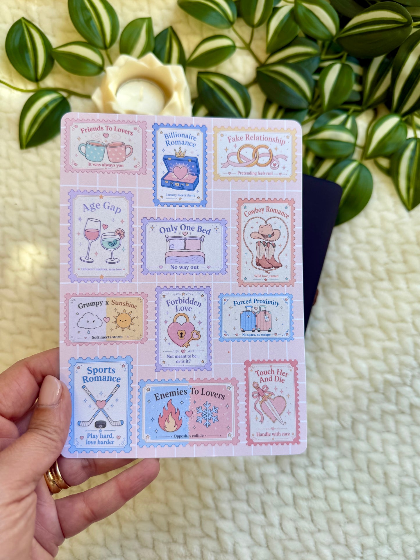 Kindle Insert - Bookish Stamps