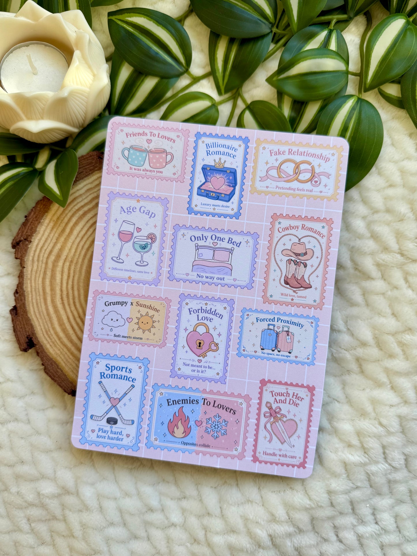 Kindle Insert - Bookish Stamps