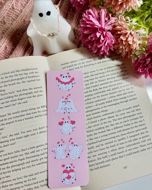 Valentines Ghosts Bookmark