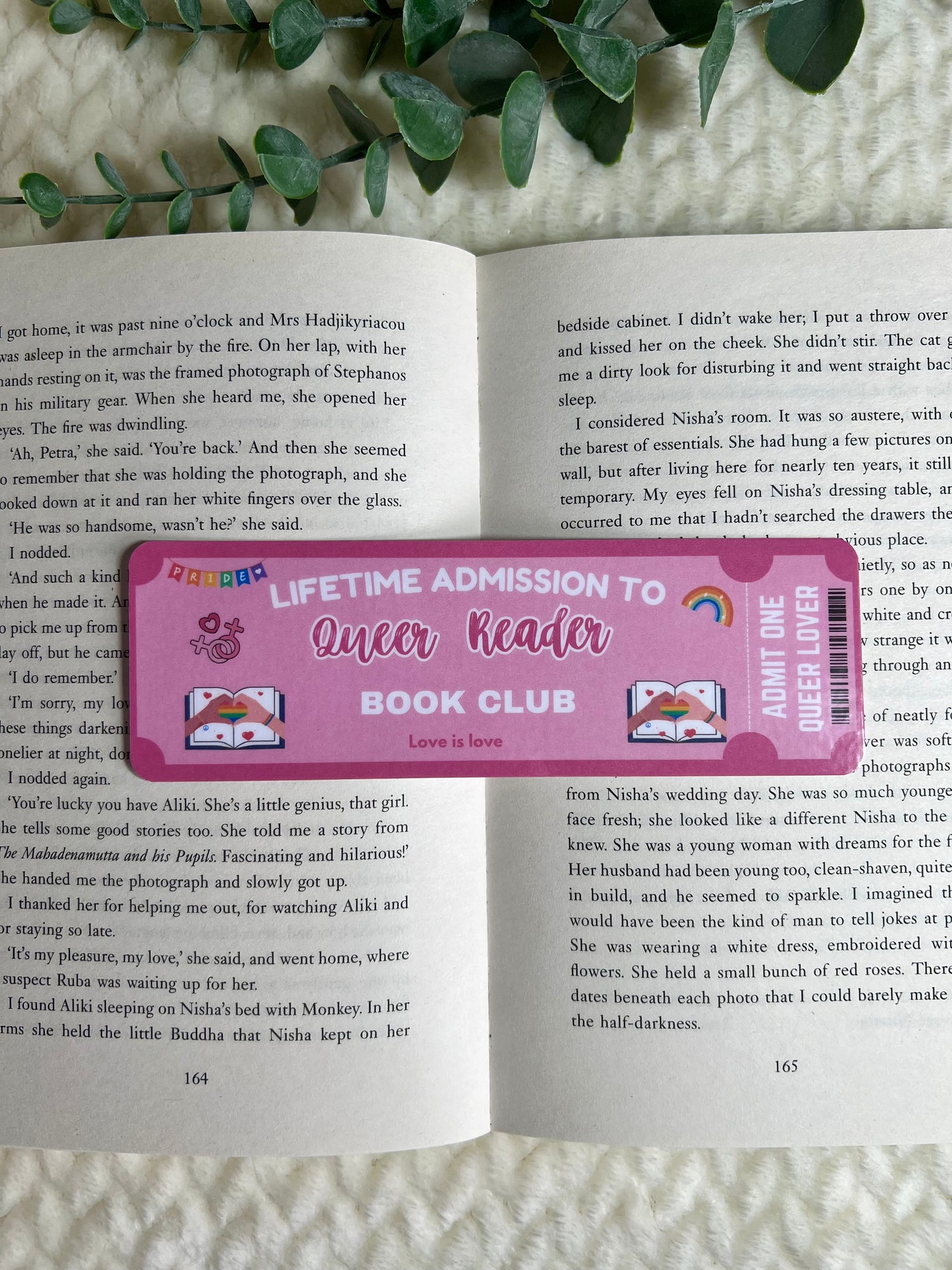 Book Club bookmarks