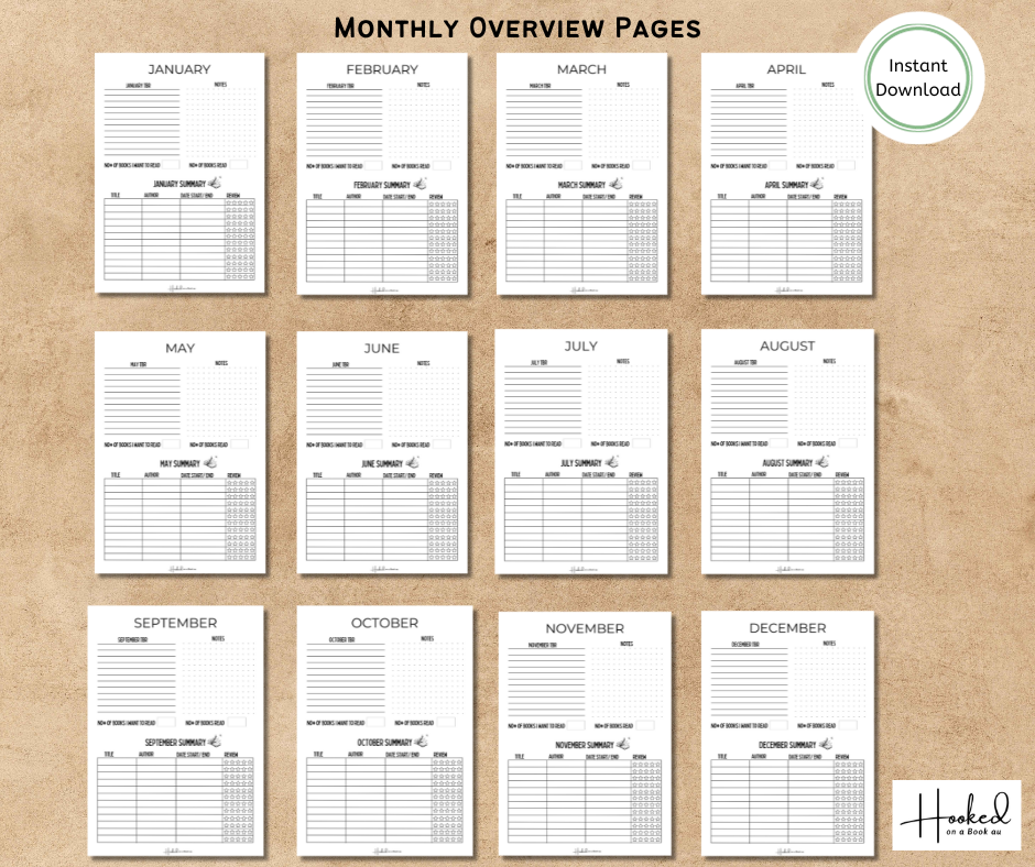 Printable Reading Journal
