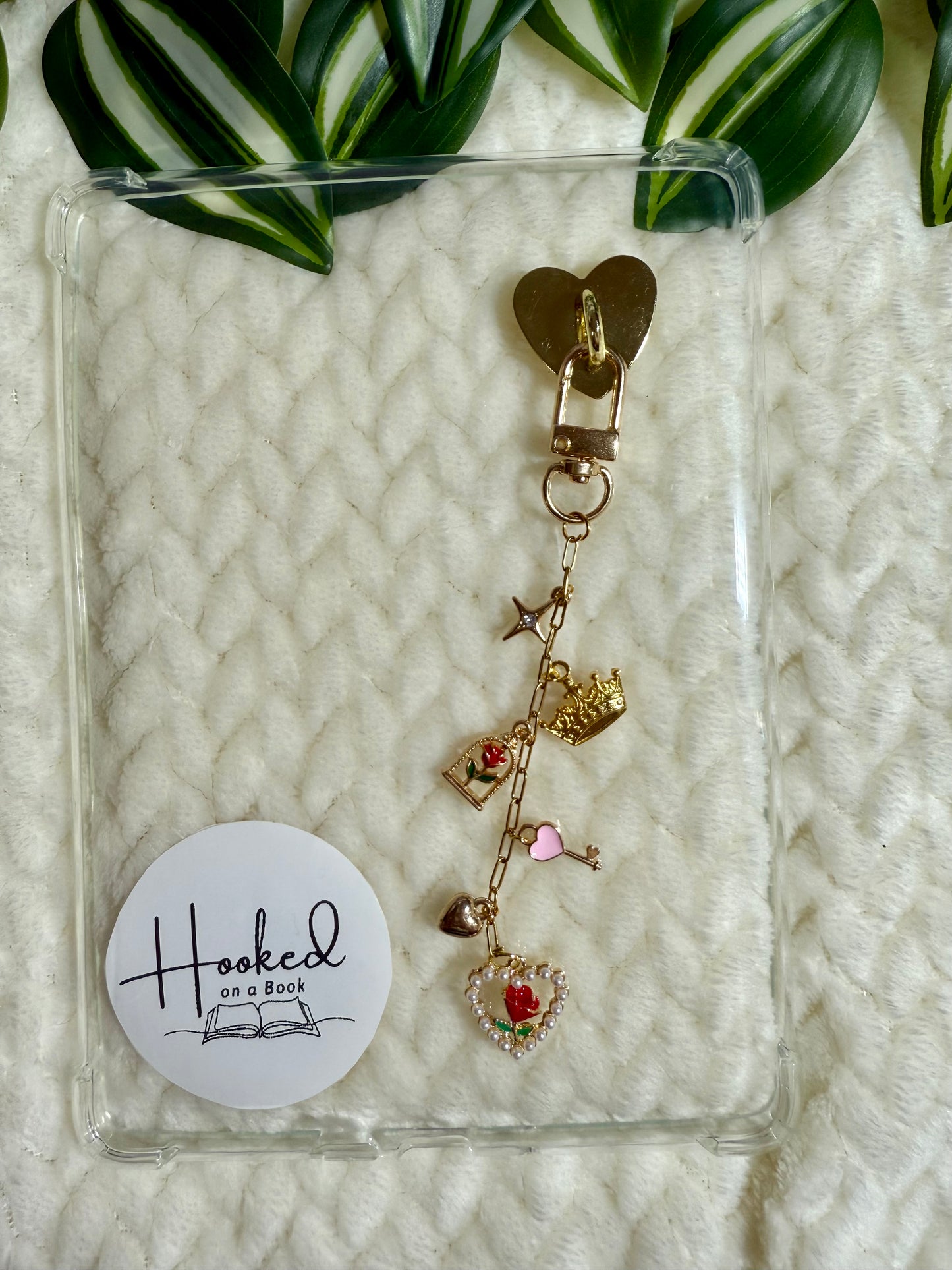 Kindle / E-Reader Charm Chain - Fairytale Reader