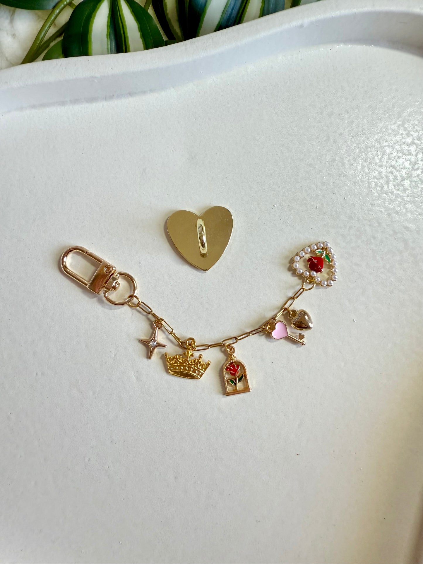Kindle / E-Reader Charm Chain - Fairytale Reader