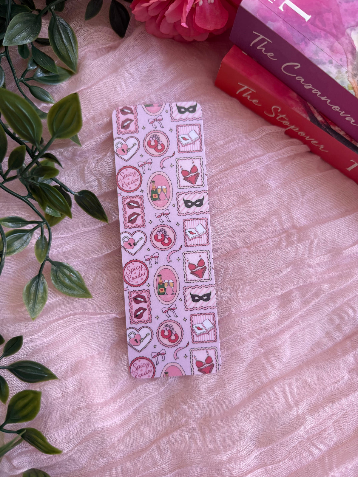 Spicy Reader Stamps Bookmark